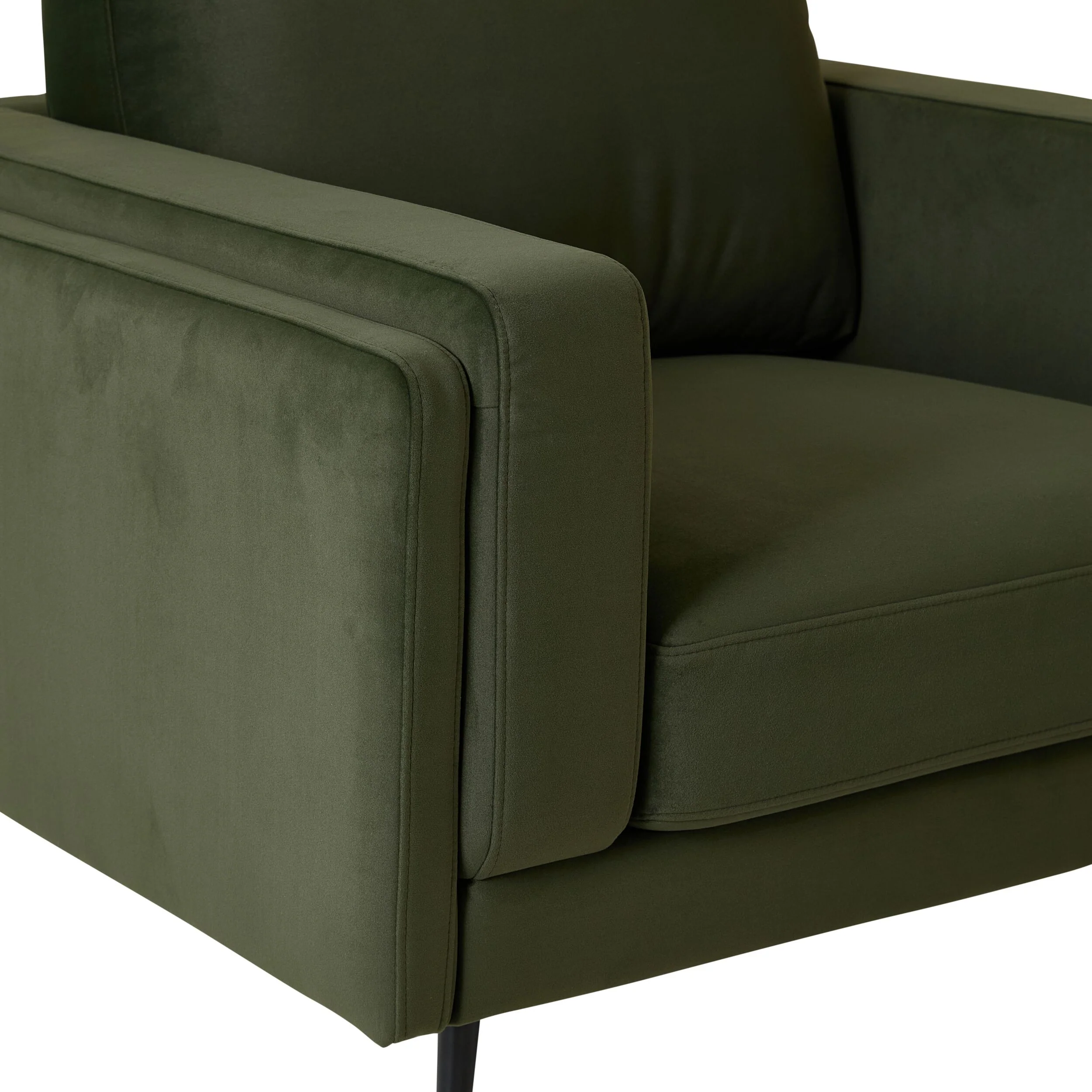 Irvine Armchair Velvet Eucalyptus - Image 5