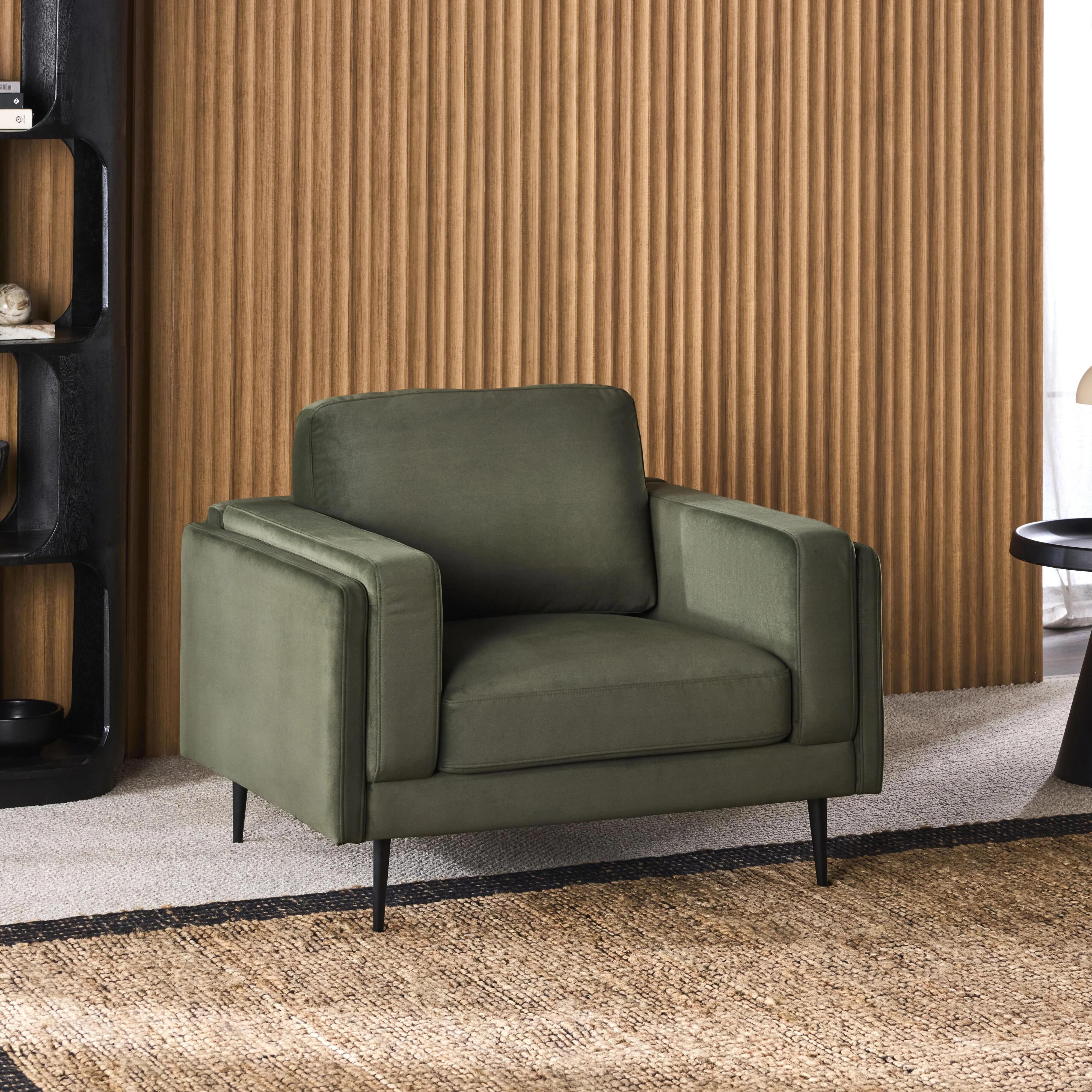 Irvine Armchair Velvet Eucalyptus - Image 7