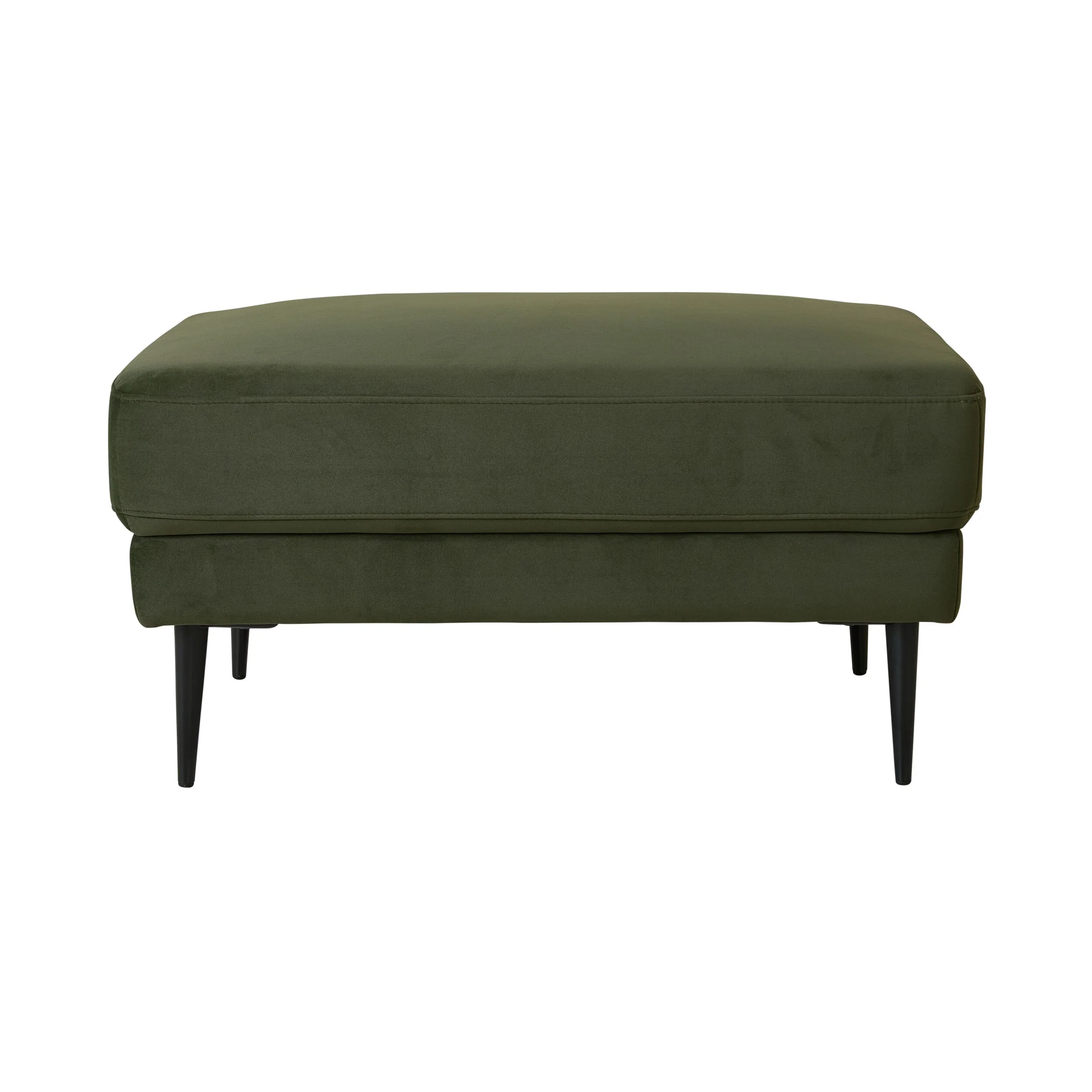 Irvine Ottoman Velvet Eucalyptus