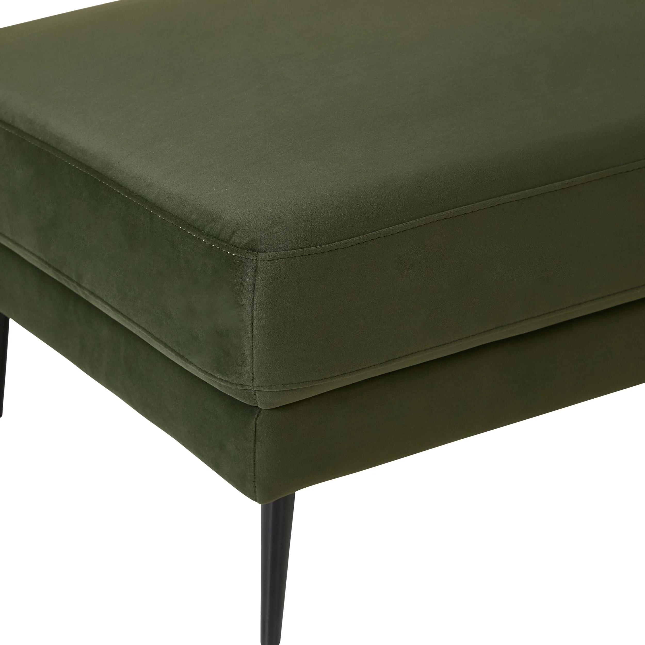 Irvine Ottoman Velvet Eucalyptus - Image 4