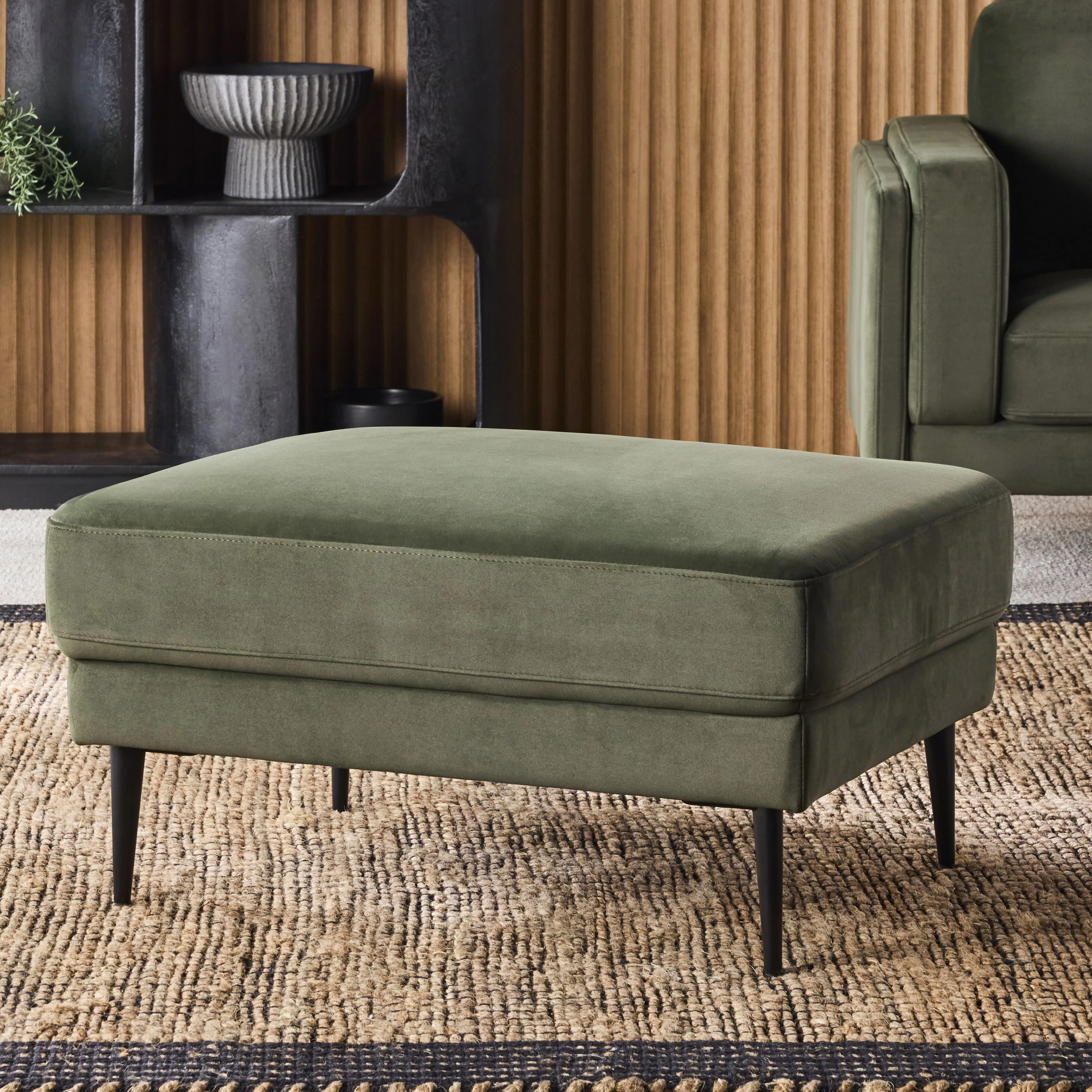 Irvine Ottoman Velvet Eucalyptus - Image 6