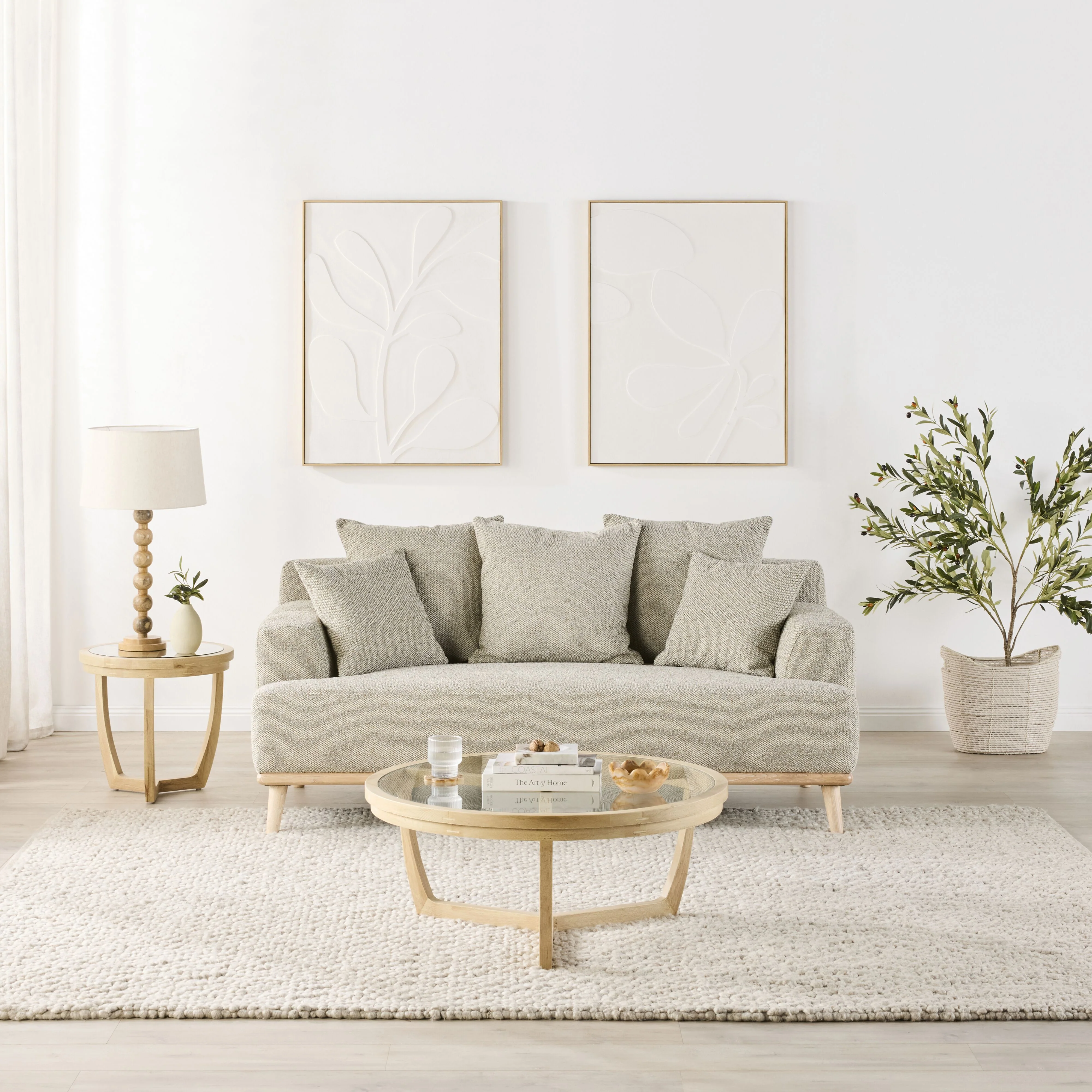 James 2 Seater Sofa Fossil - Image 5