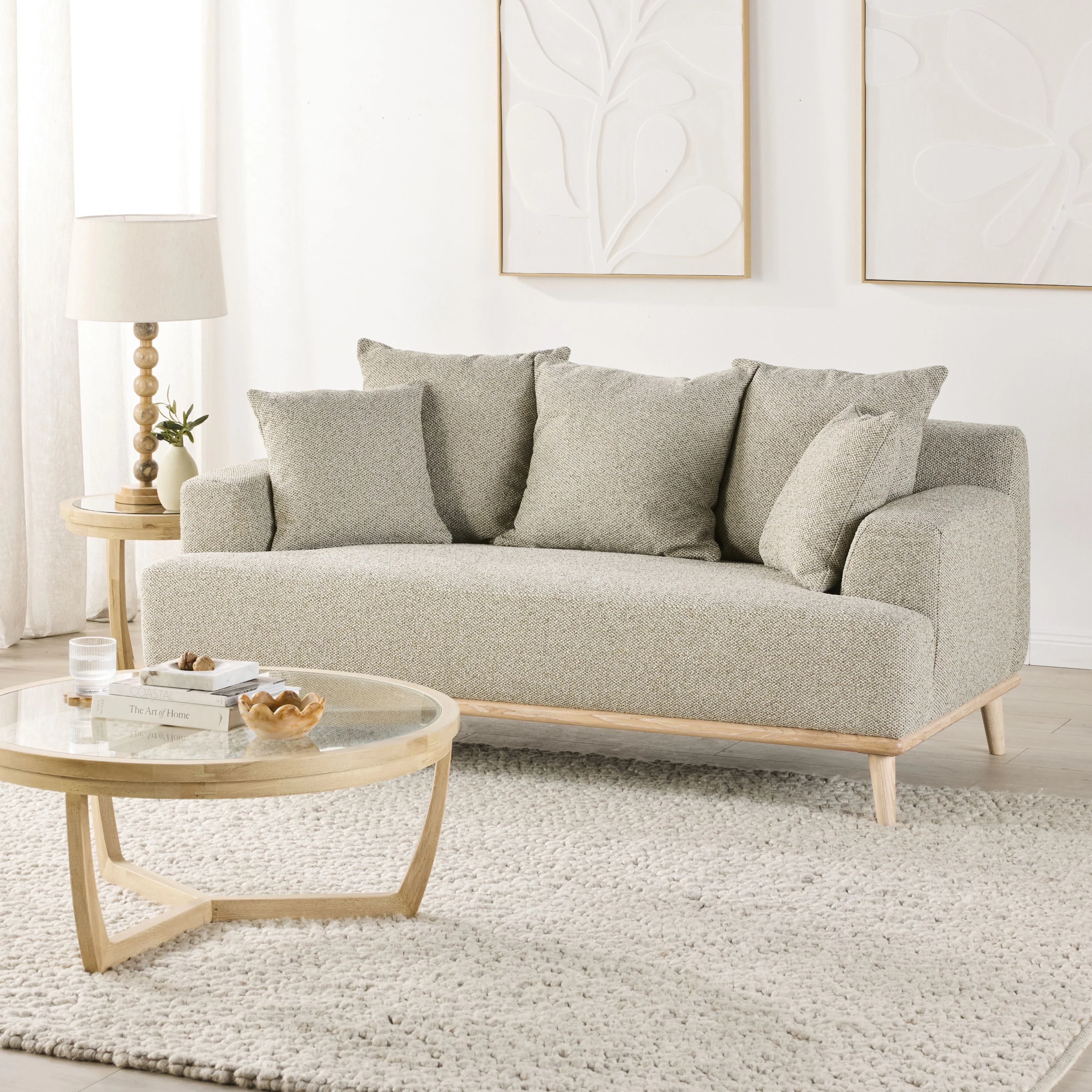 James 2 Seater Sofa Fossil - Image 6