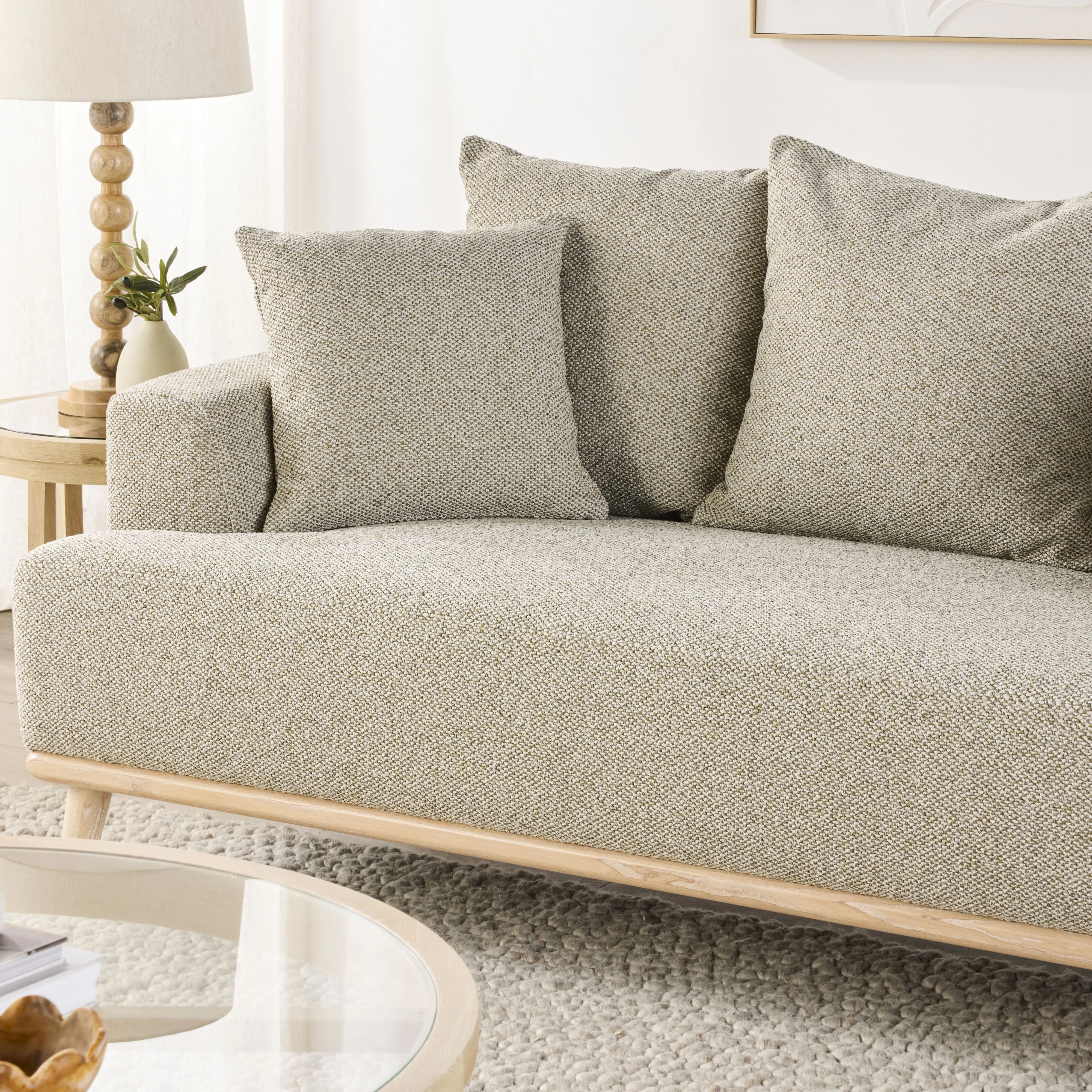 James 2 Seater Sofa Fossil - Image 9