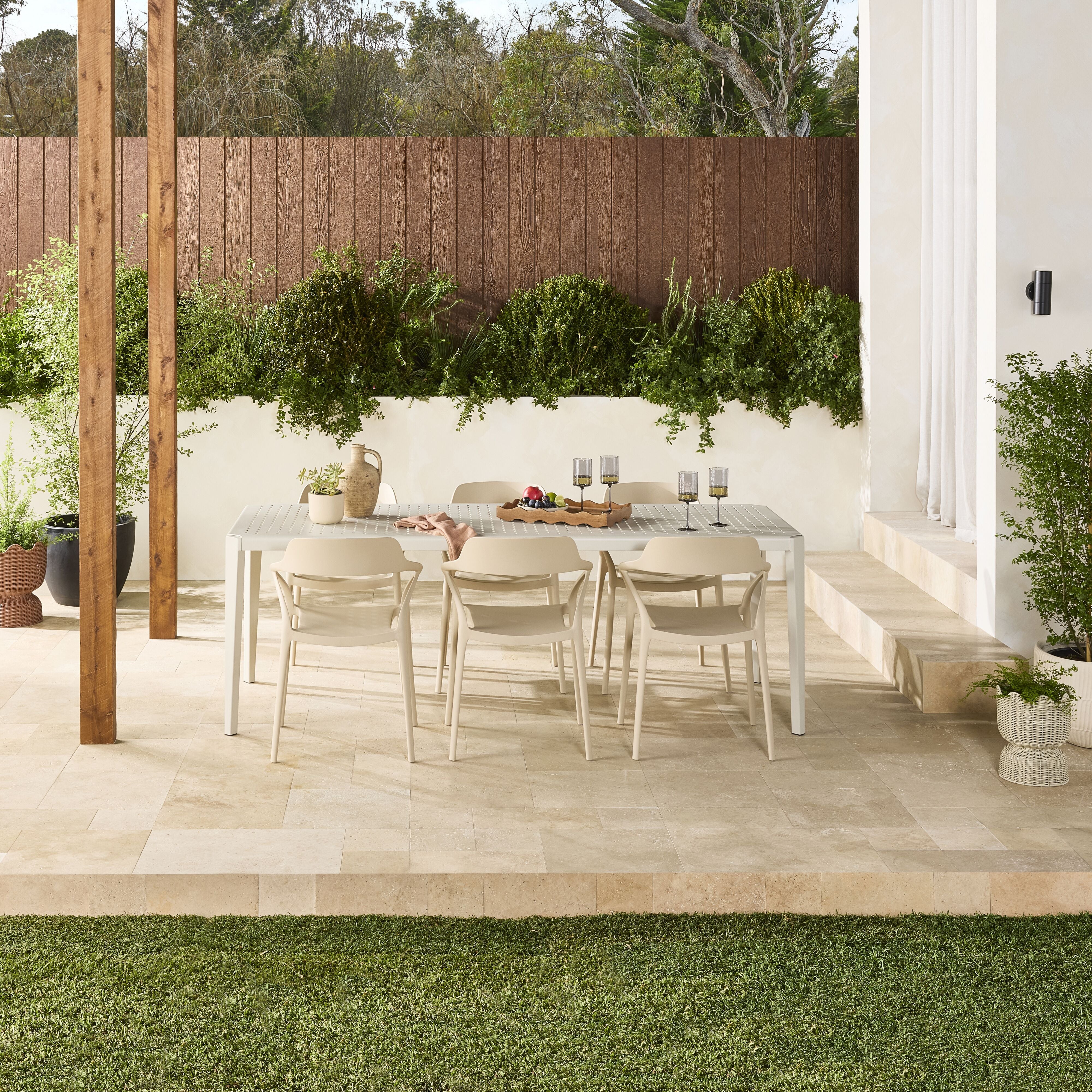 Jarvis Aluminium Outdoor Dining Table 220cm - Image 10