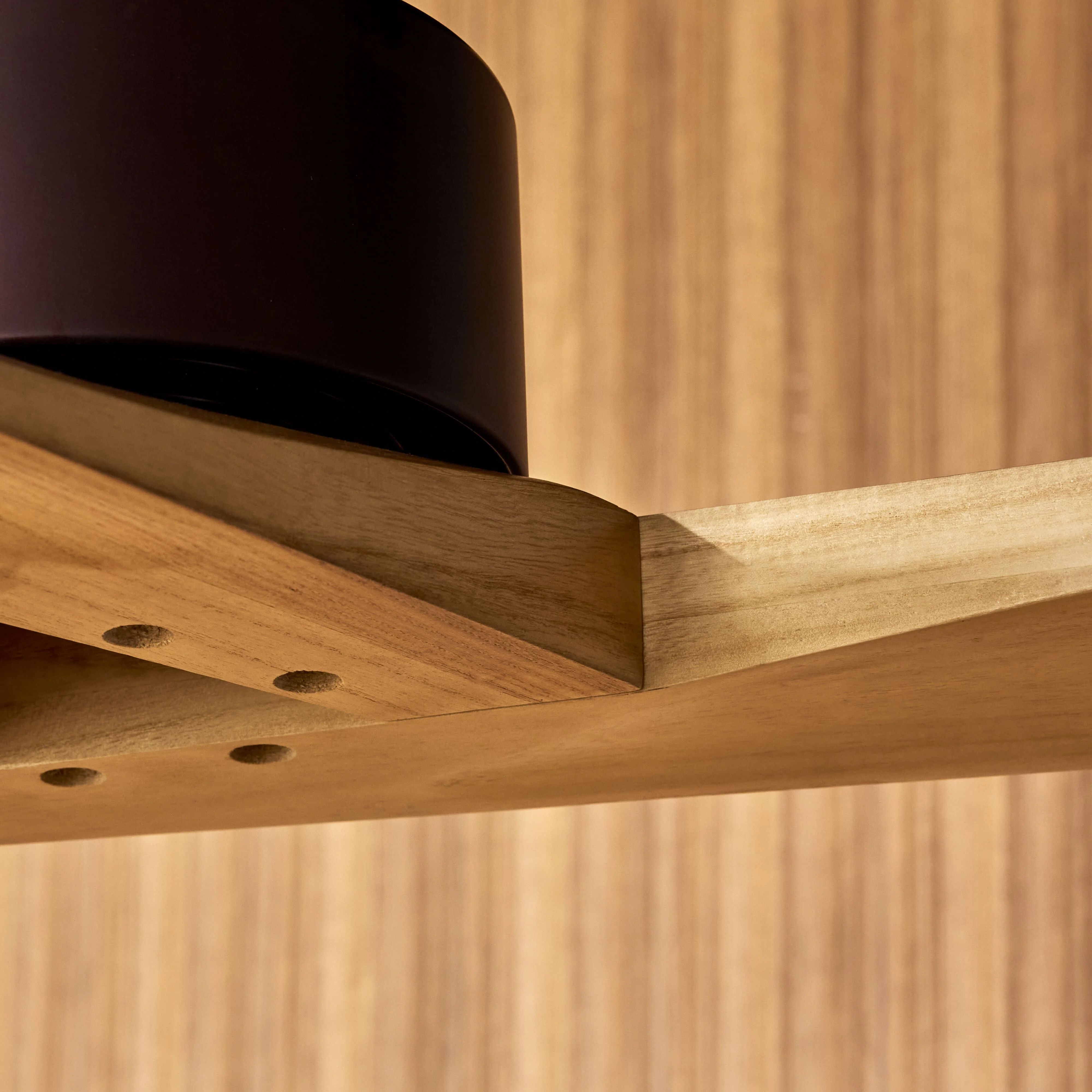 Java Indoor DC Ceiling Fan with Remote - Natural Timber 150cm - Image 3