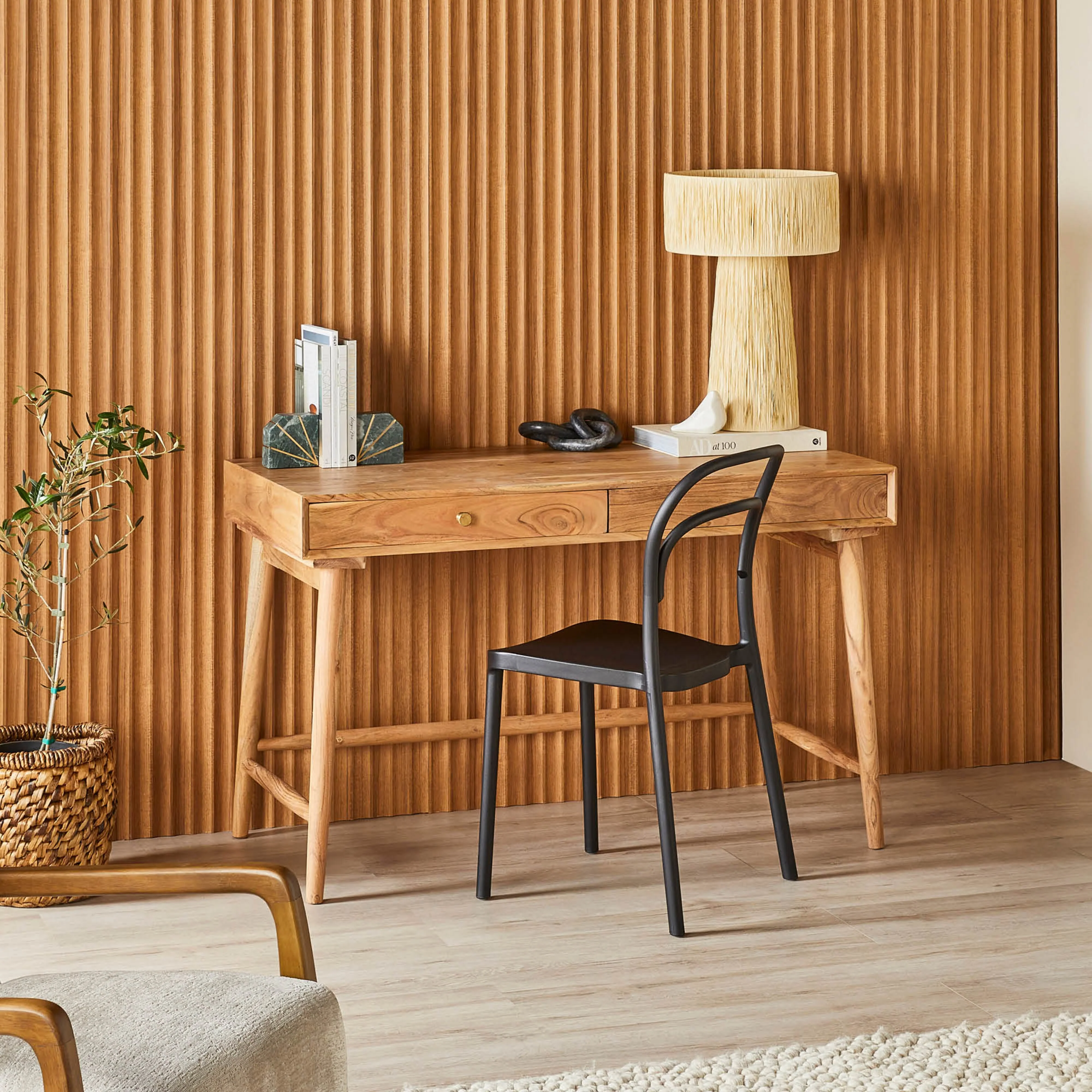 Jensen 2 Drawer Desk - Image 9