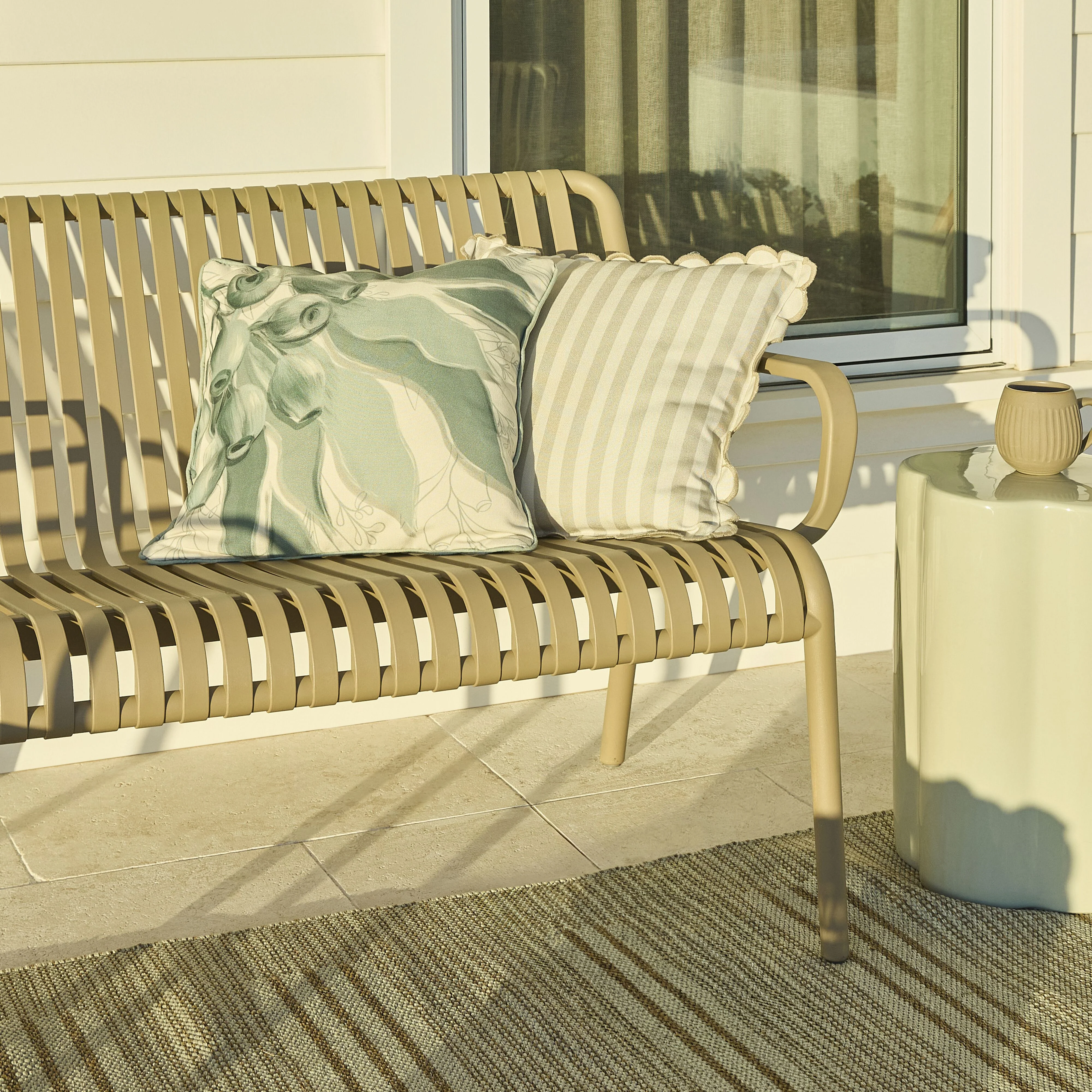 Jesi 2 Seater Sofa Taupe - Image 8