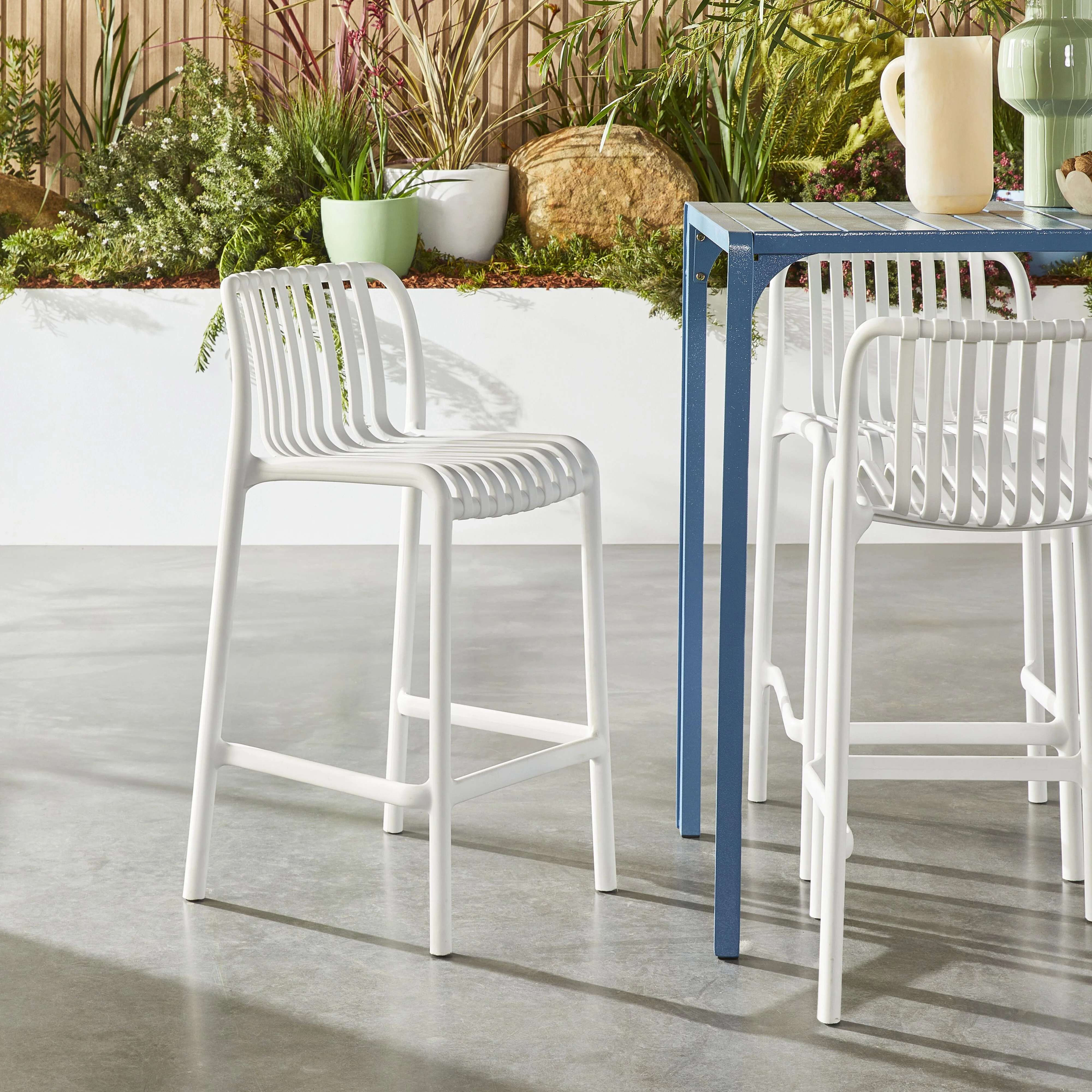 Jesi Bar Stool White - Image 12