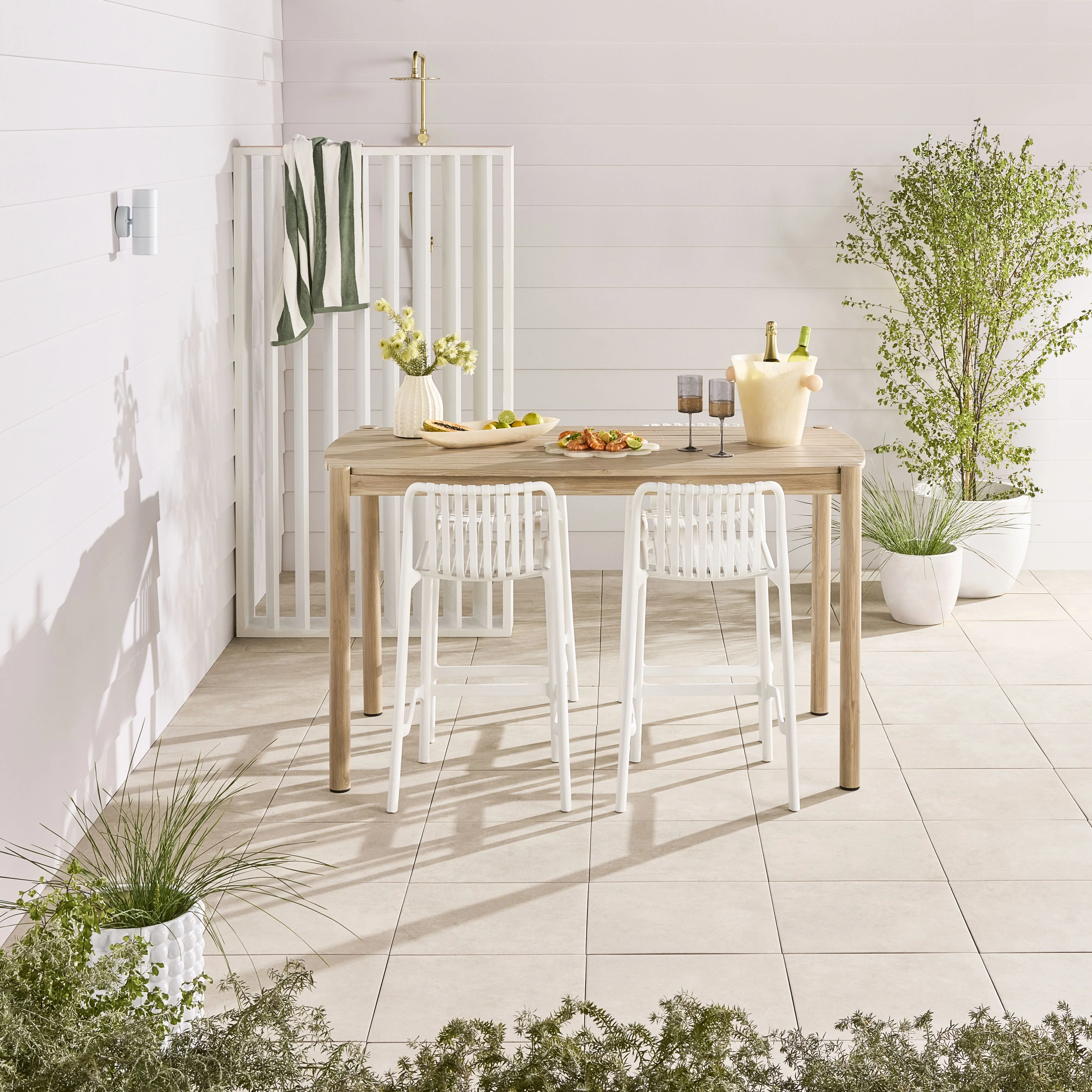Jesi Bar Stool White - Image 15