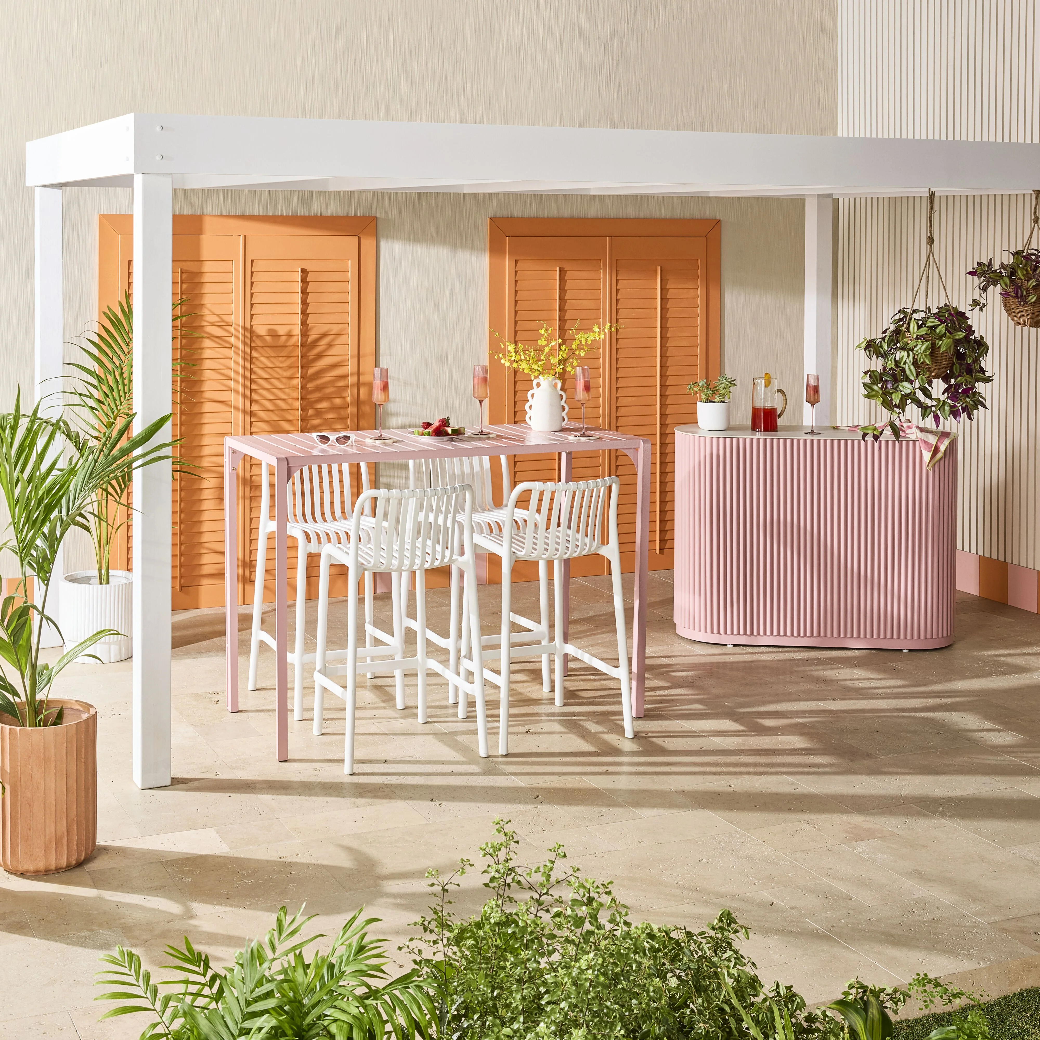 Jesi Bar Stool White - Image 16