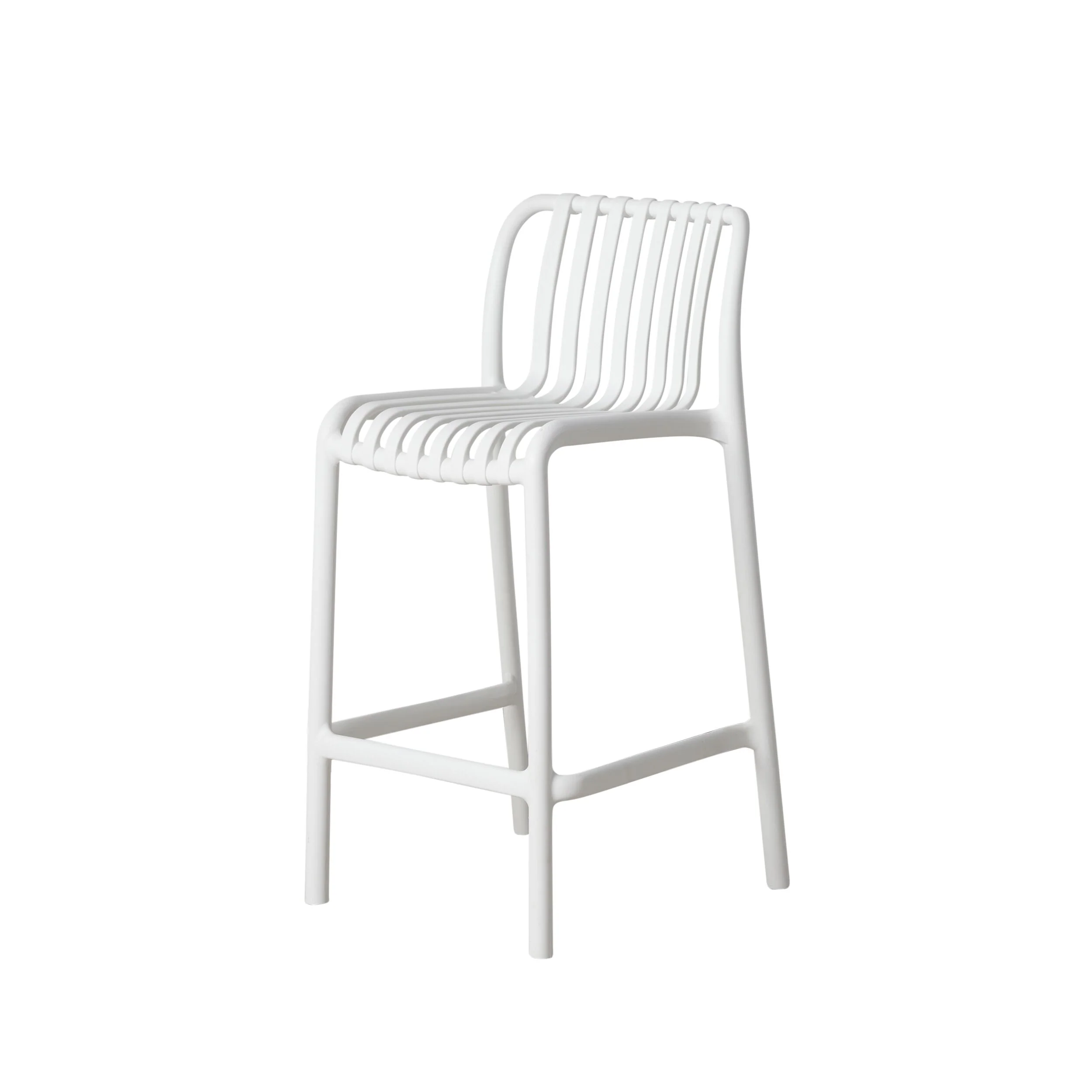 Jesi Bar Stool White - Image 2