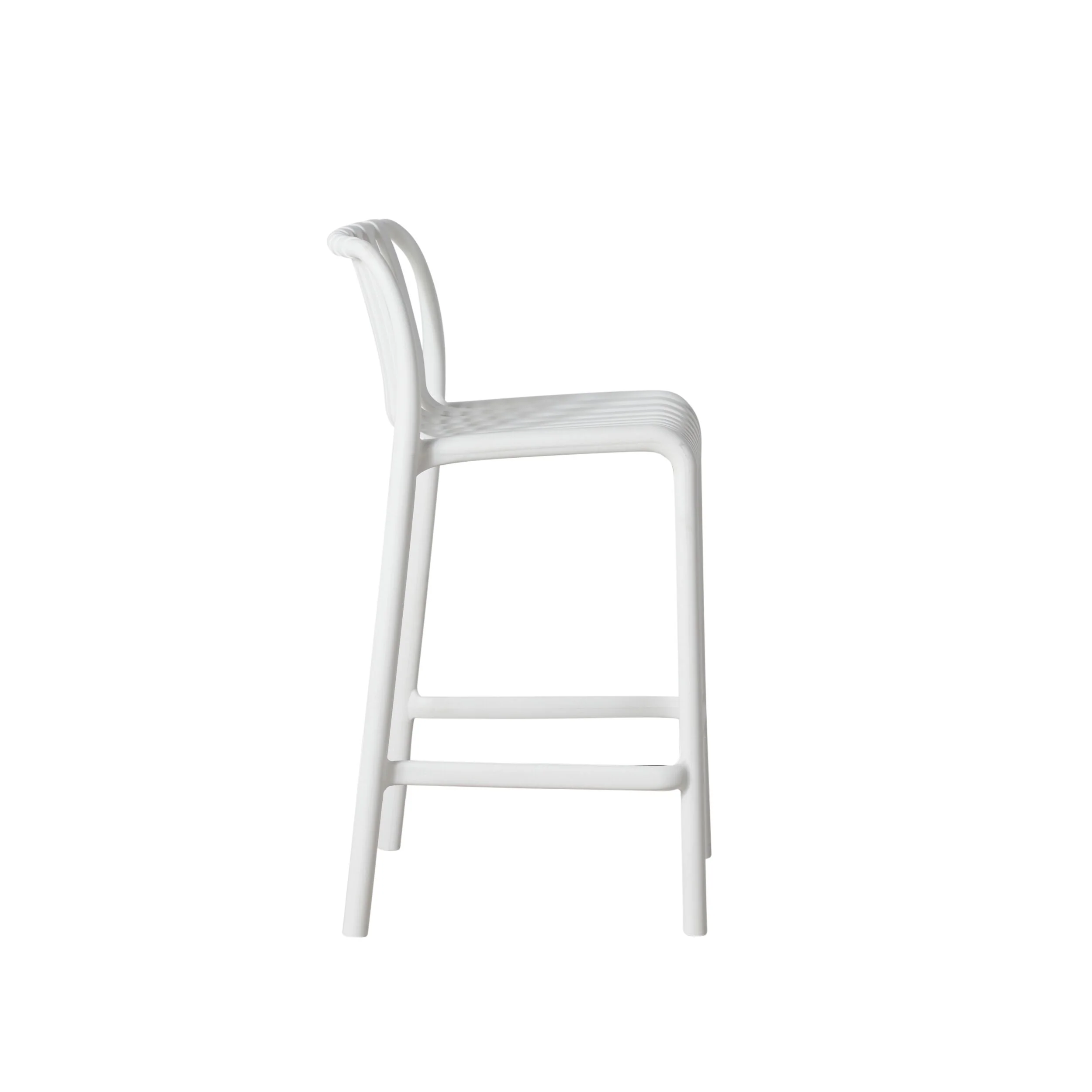 Jesi Bar Stool White - Image 5