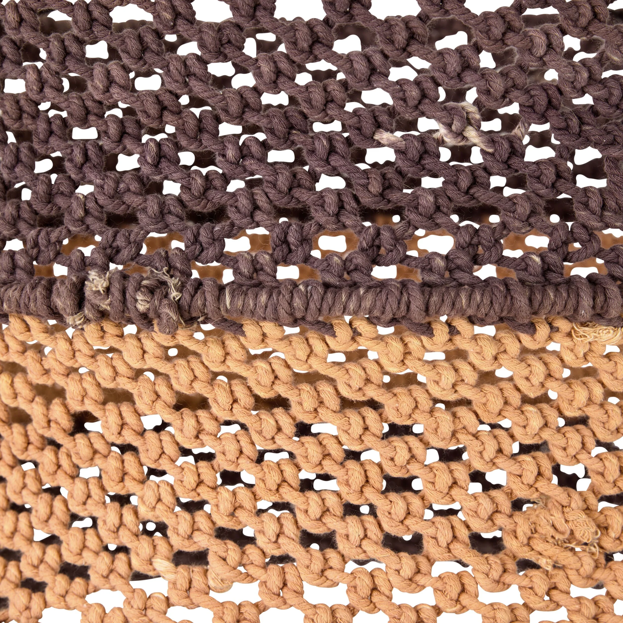 Julio Drum Cotton Rope Pendant Rust 50cm - SHADE ONLY - Image 3