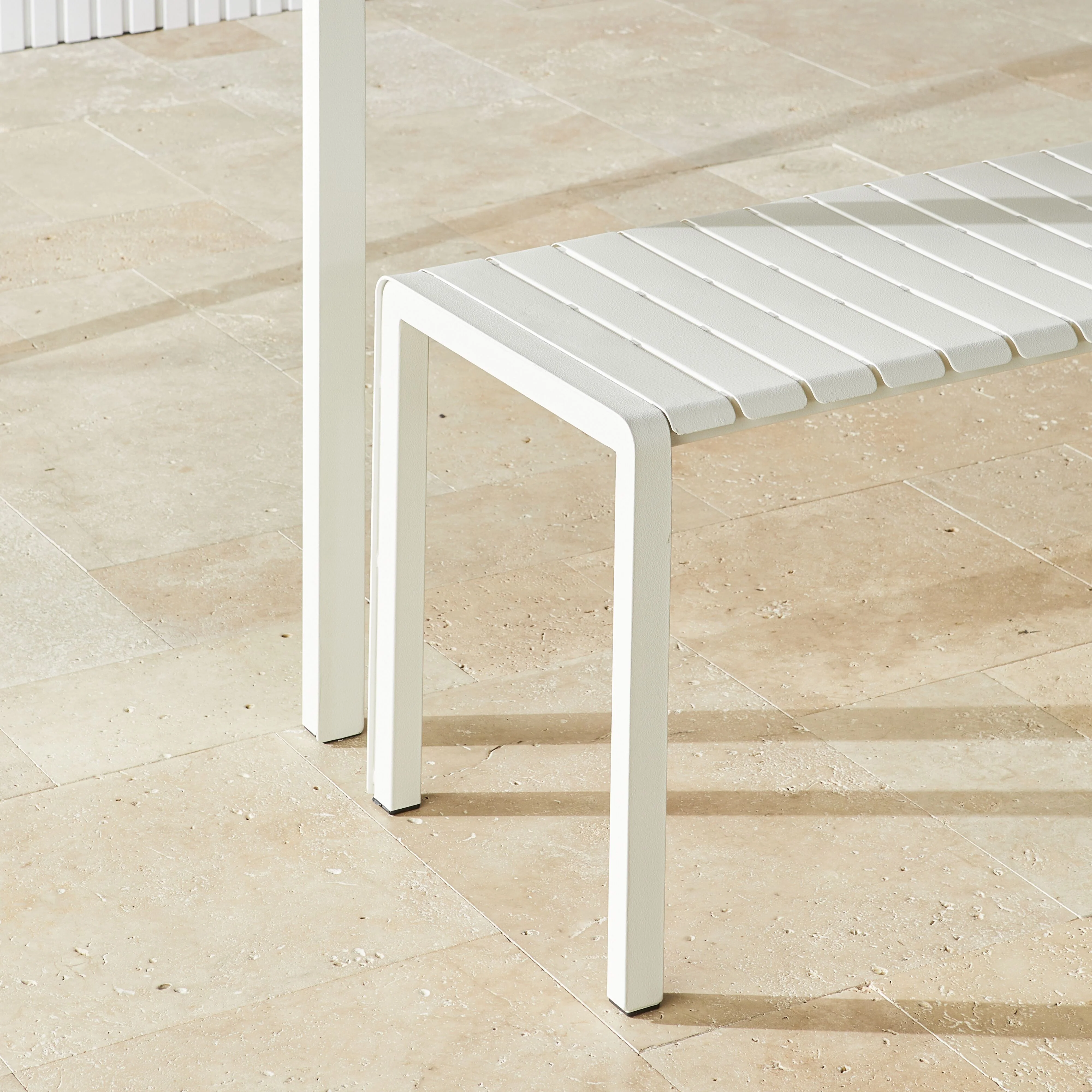Kace Dining Bench Seat 200cm White - Image 7