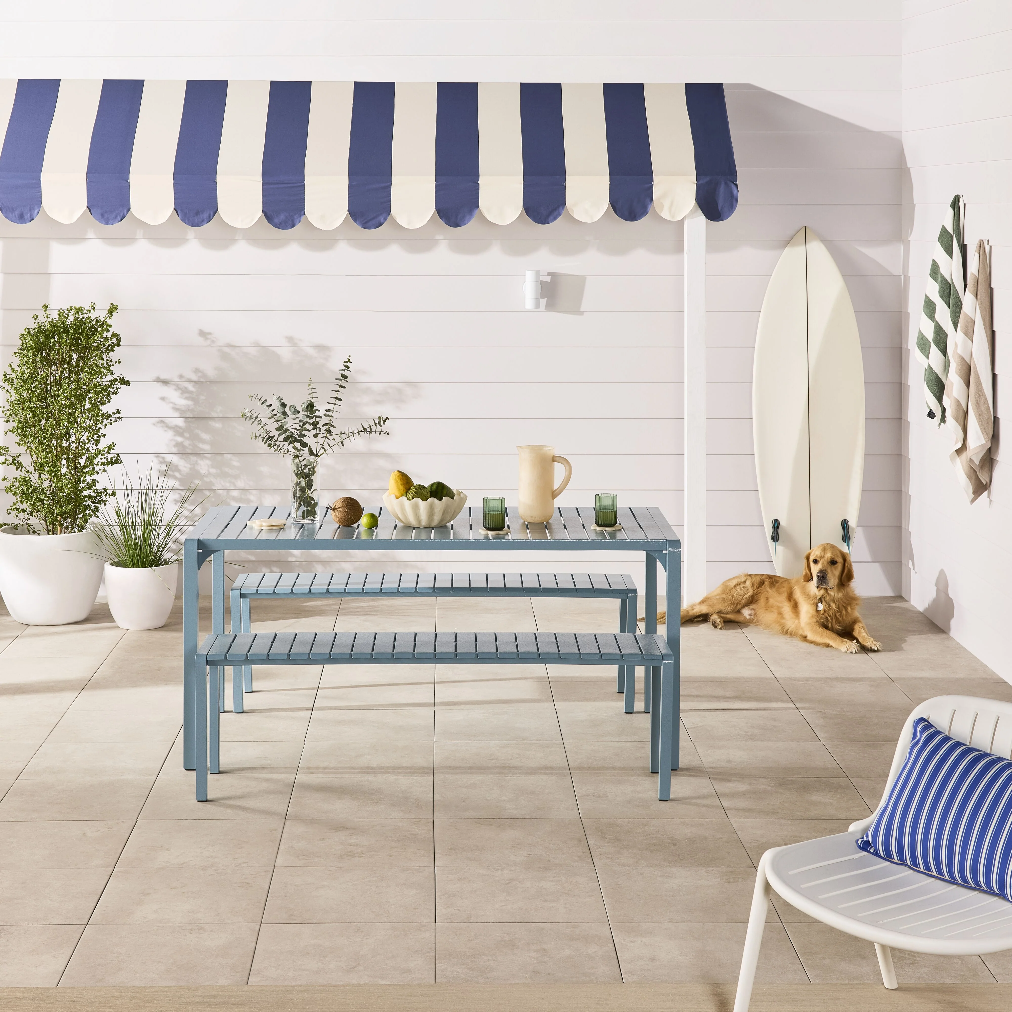 Kace Dining Table 165cm Blue Haze - Image 5