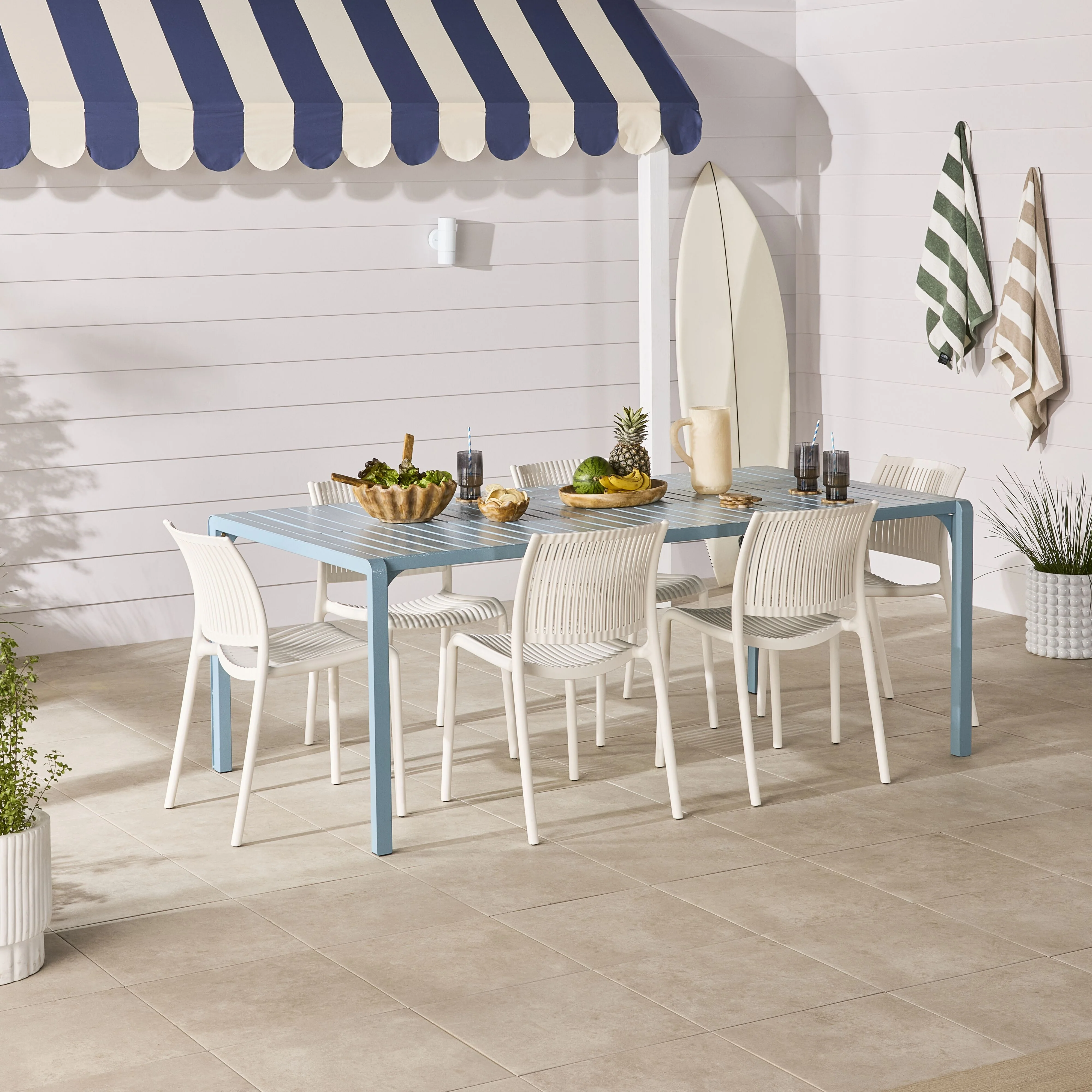 Kace Dining Table 200cm Blue Haze - Image 6