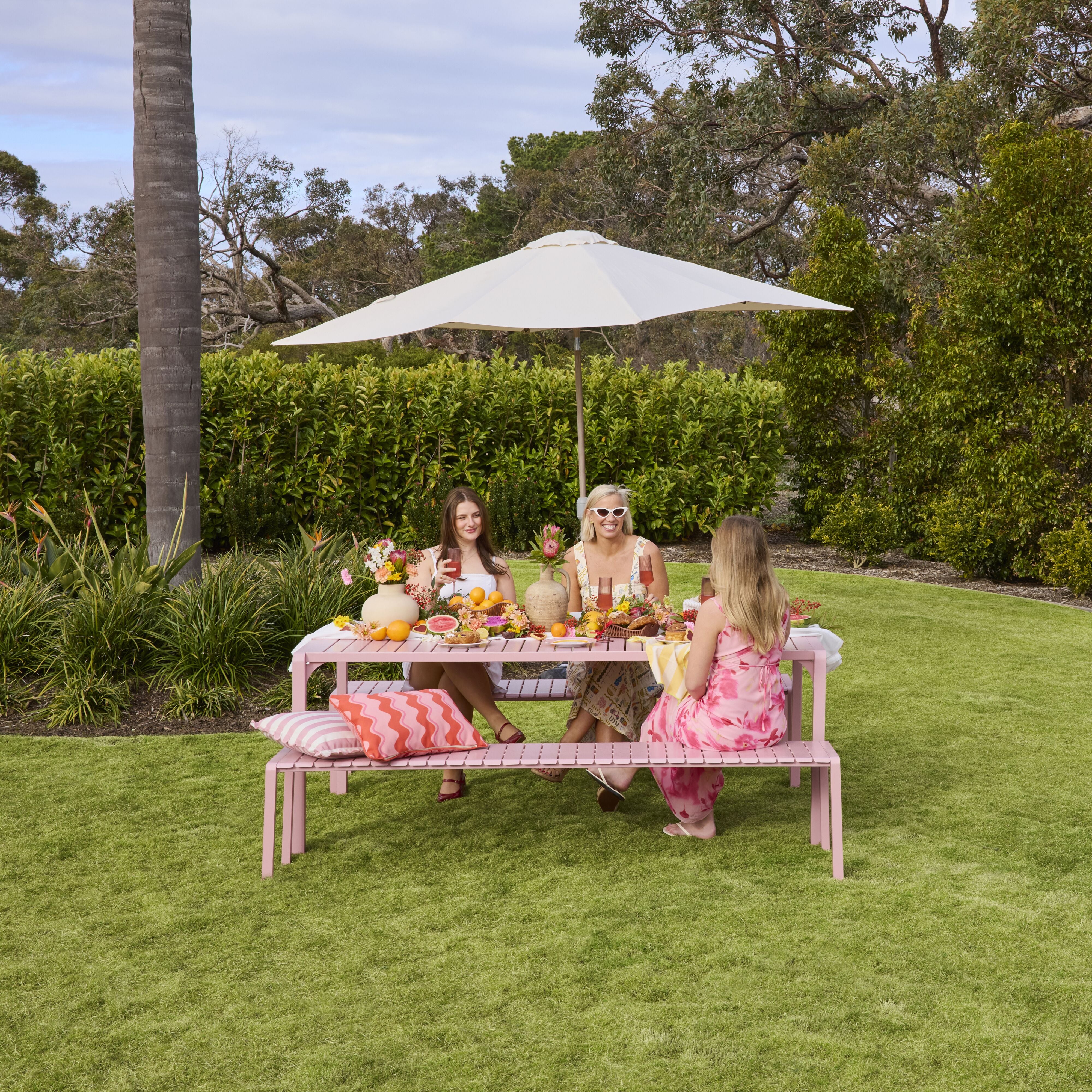 Kace Dining Table 200cm Rose Pink - Image 14
