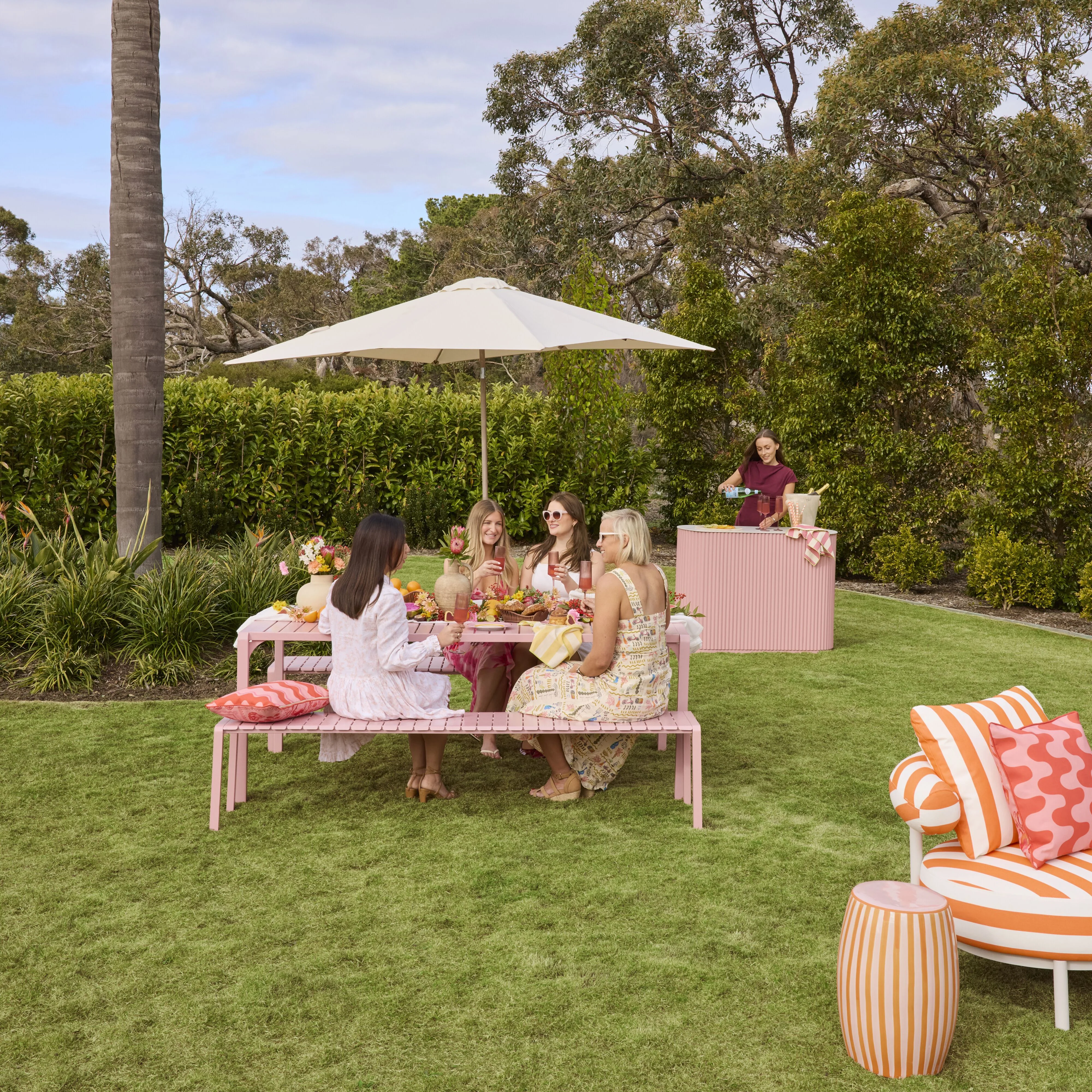 Kace Dining Table 200cm Rose Pink - Image 15