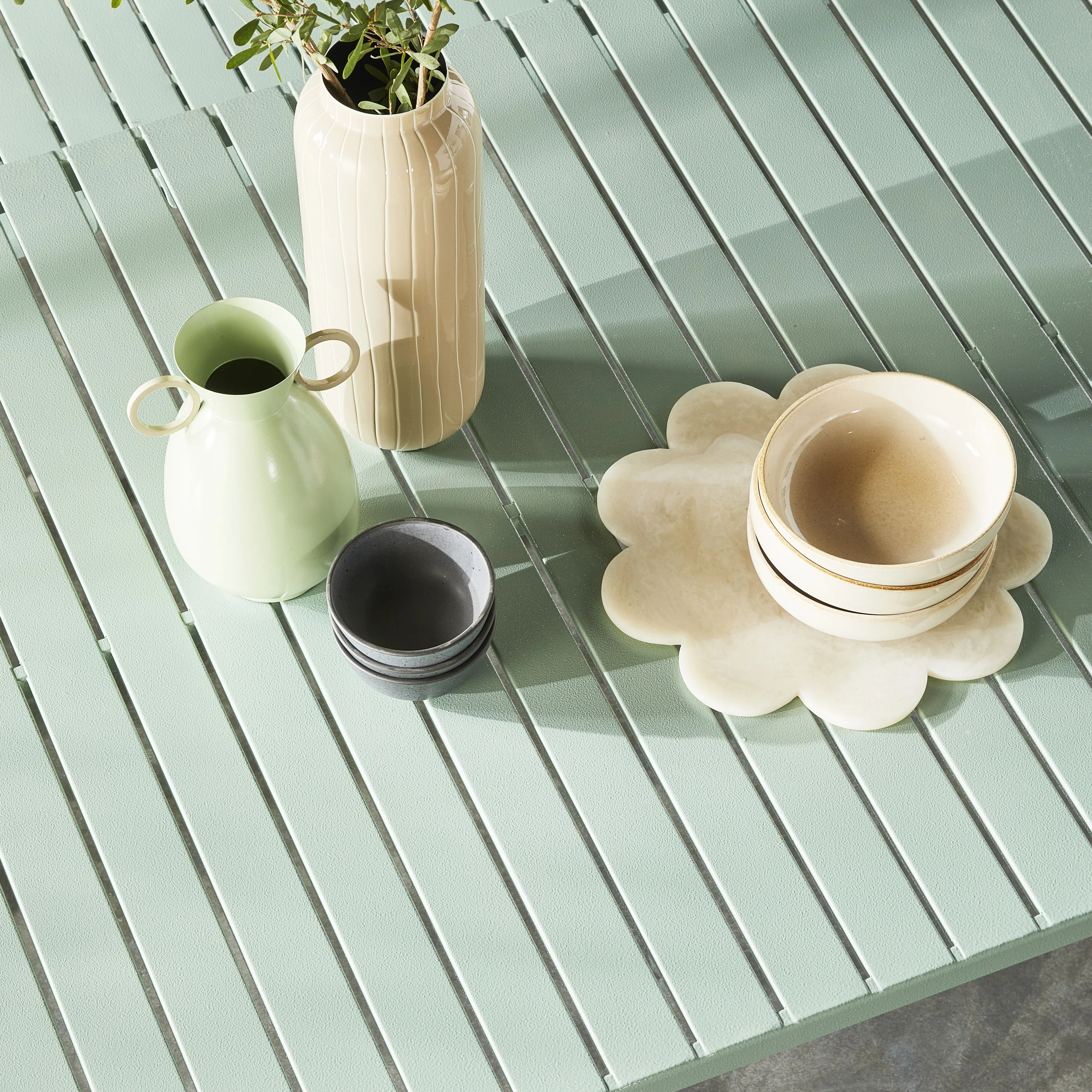 Kace Dining Table 200cm Smoke Green - Image 6