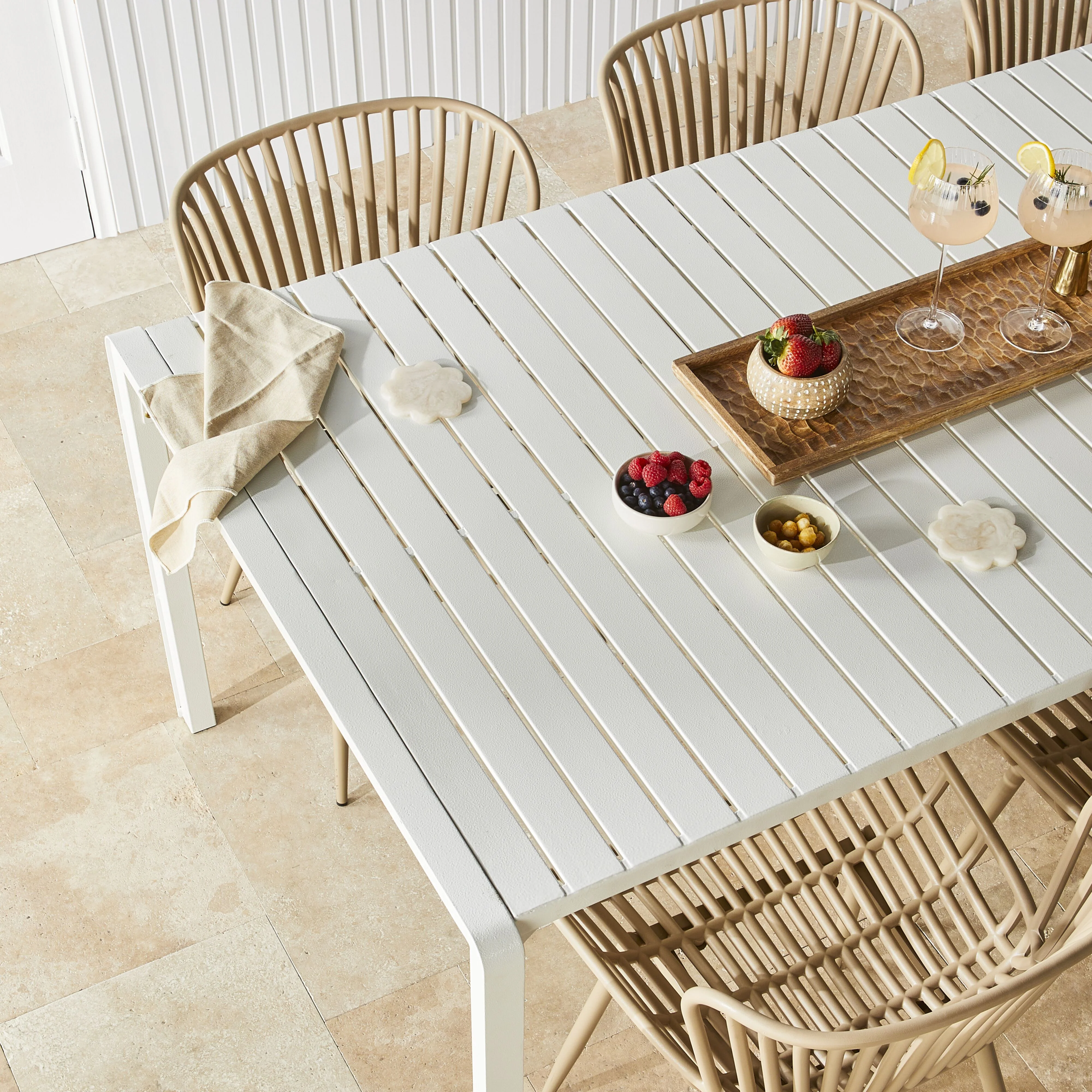 Kace Dining Table 200cm White - Image 10