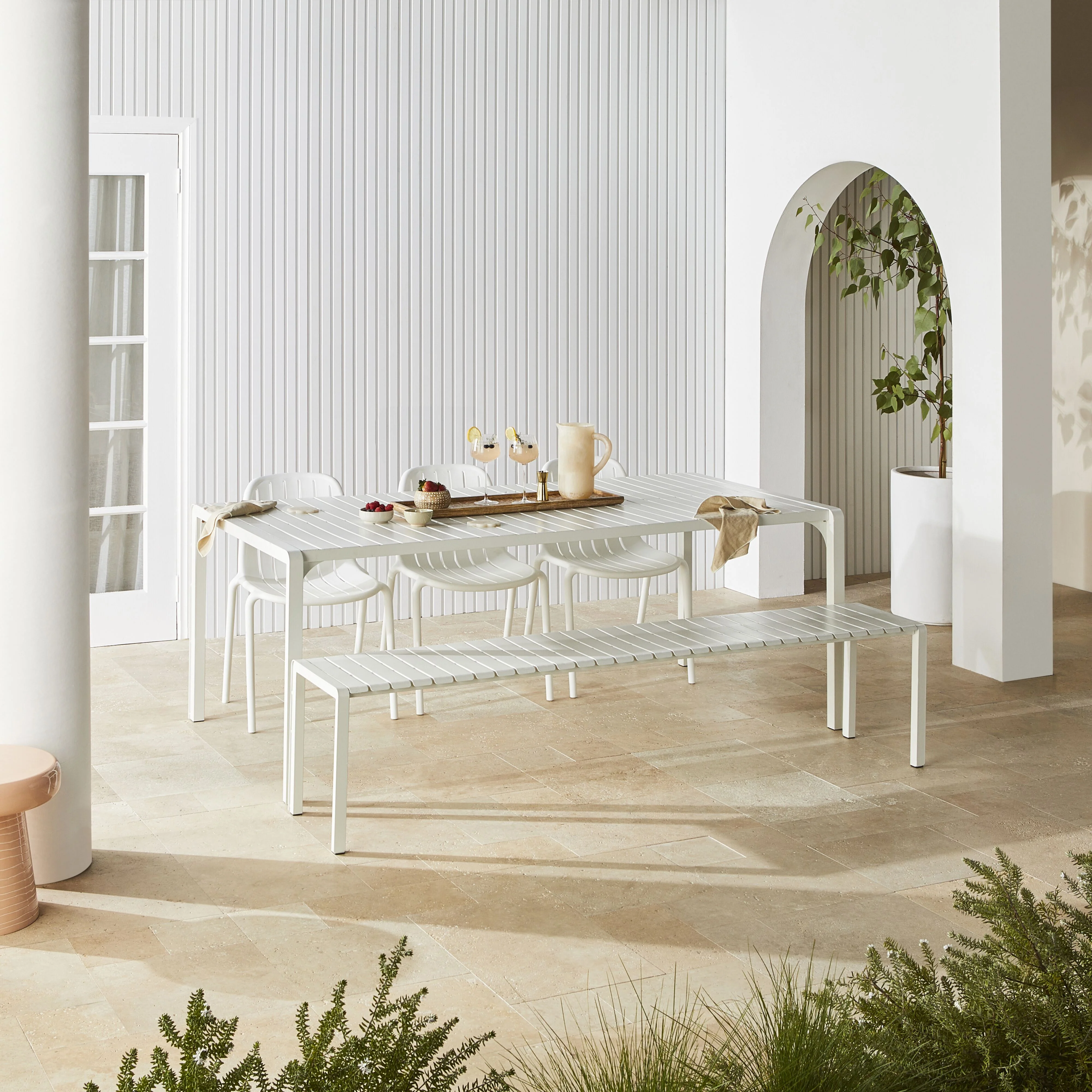 Kace Dining Table 200cm White - Image 7