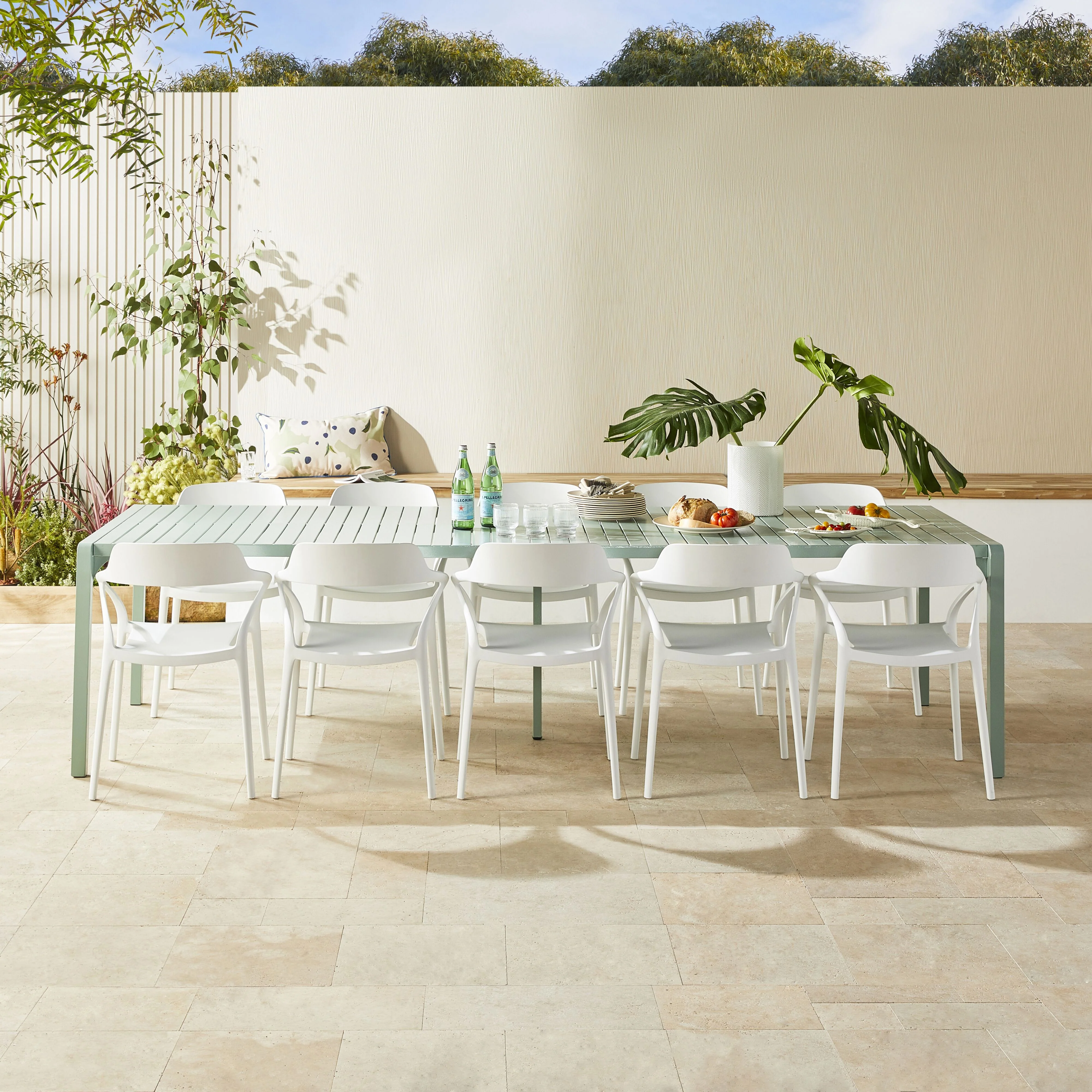 Kace Dining Table 300cm Smoke Green - Image 6