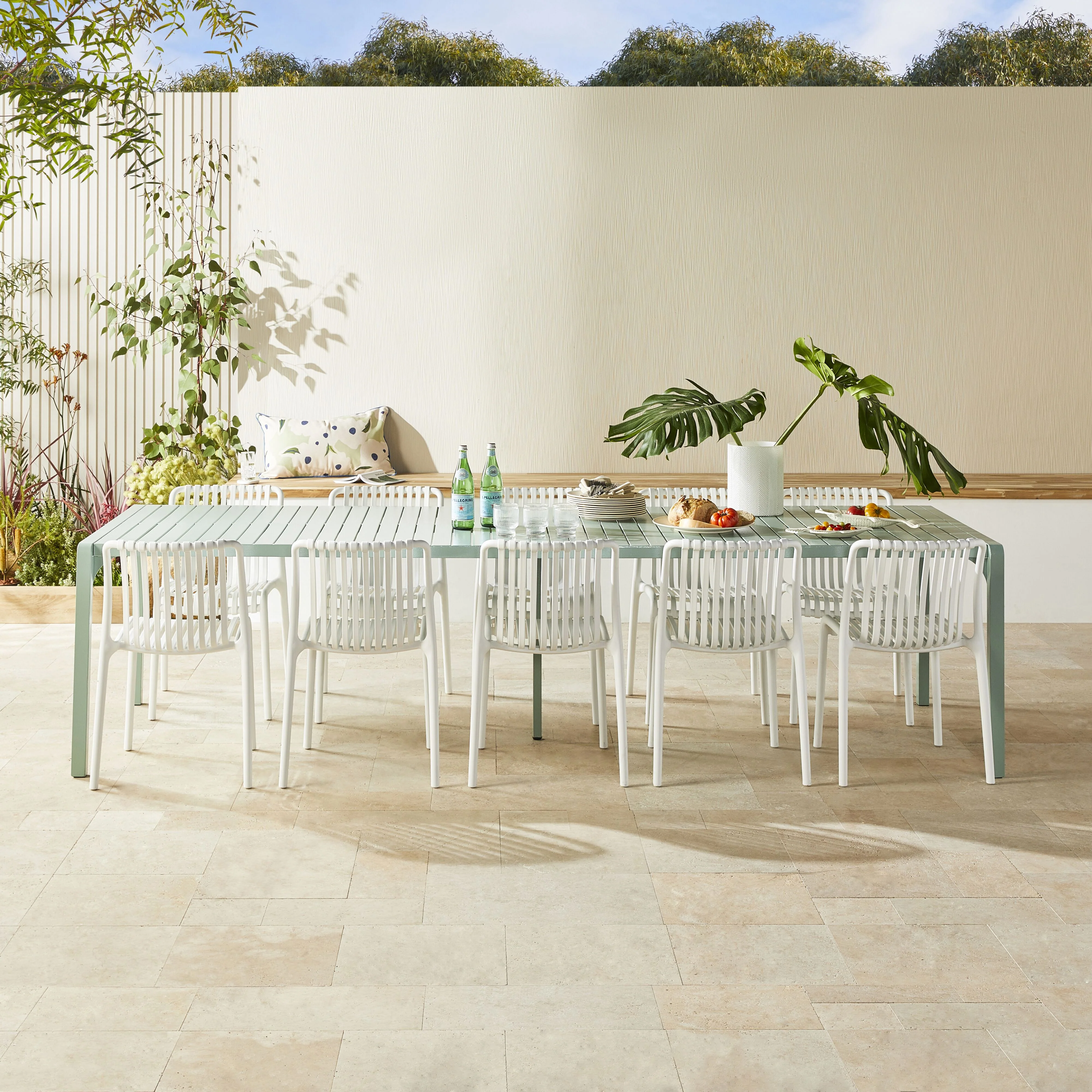 Kace Dining Table 300cm Smoke Green - Image 7
