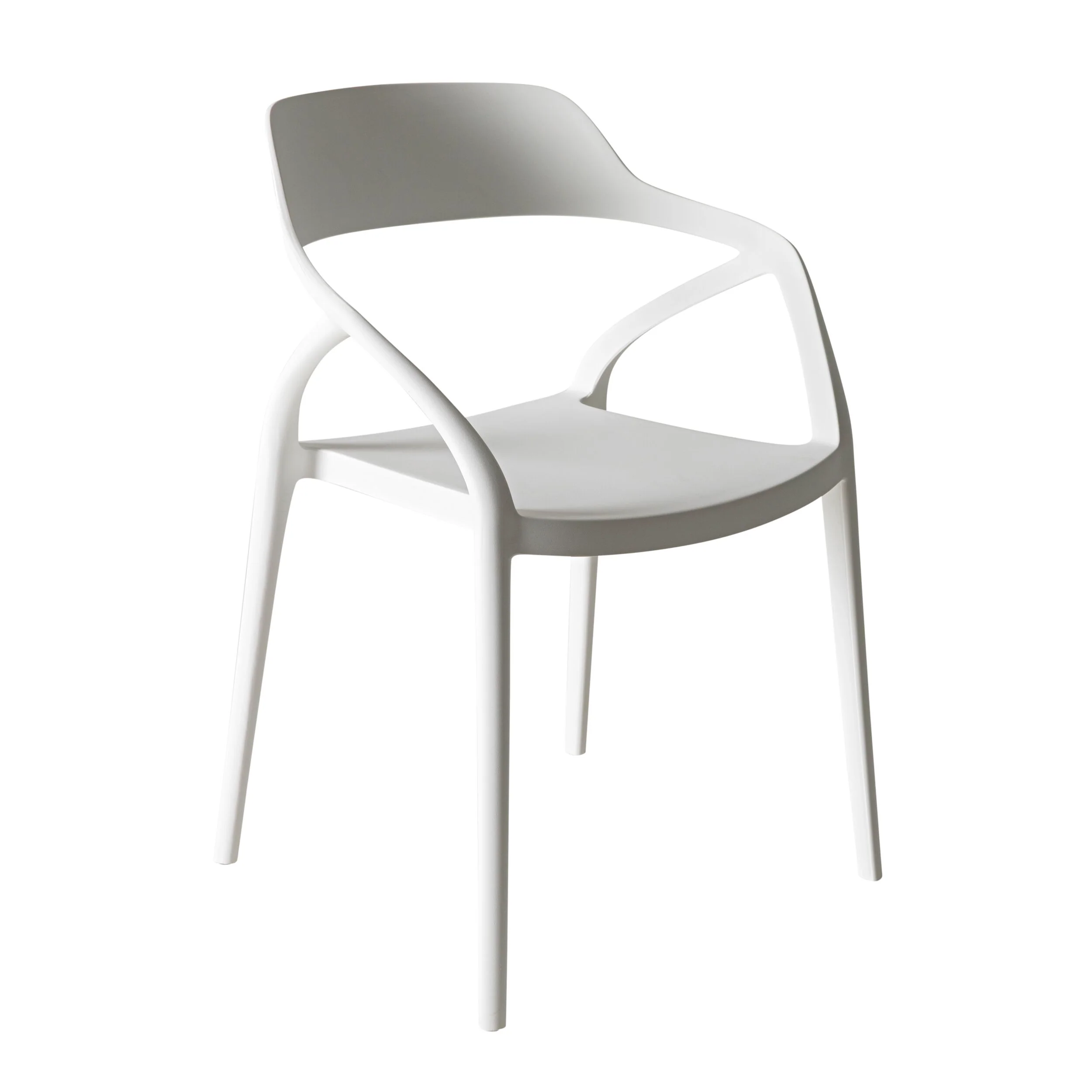 Kace Dining Table 300cm White with 8 Inigo Outdoor Dining Chair White Package - Image 2