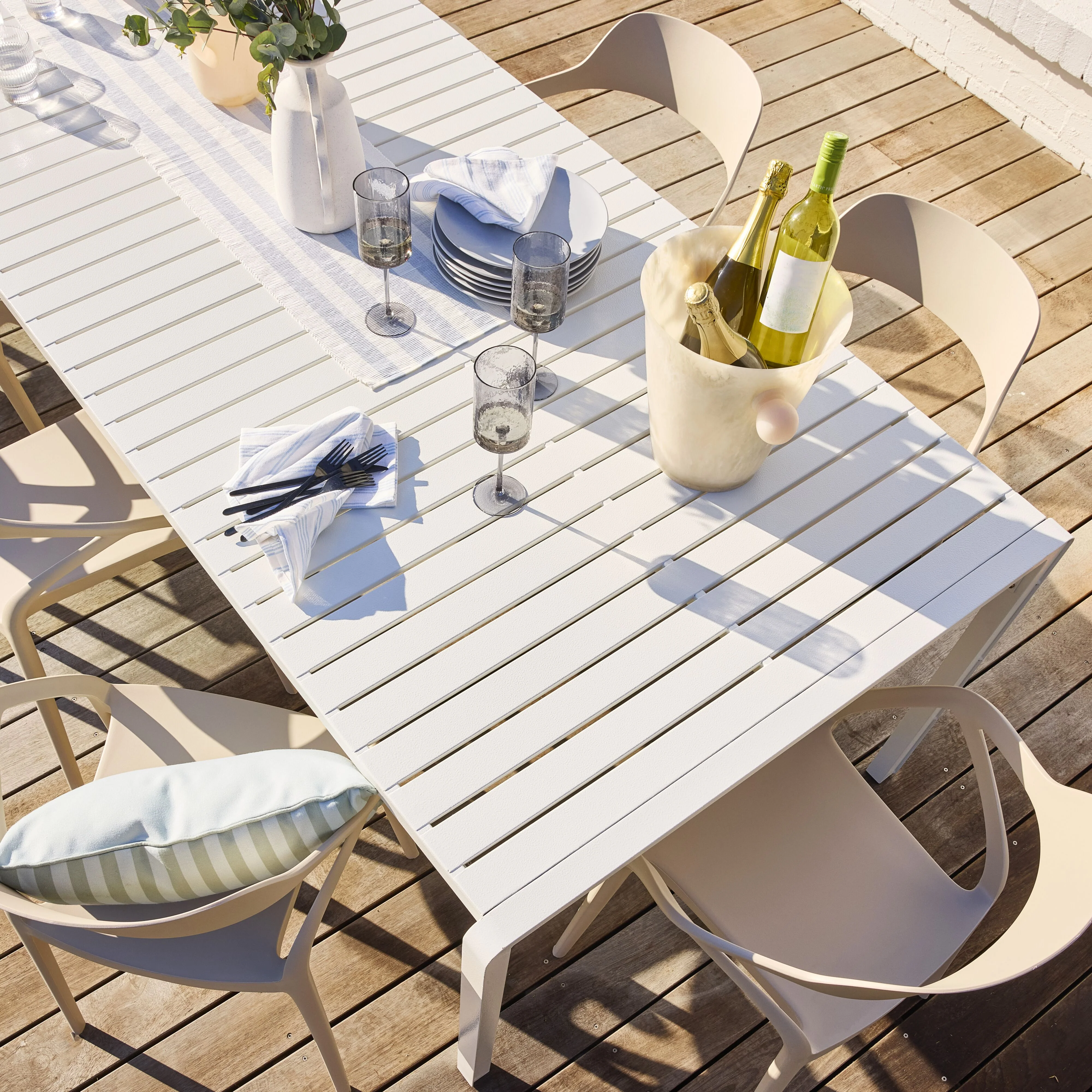 Kace Dining Table 300cm White - Image 12