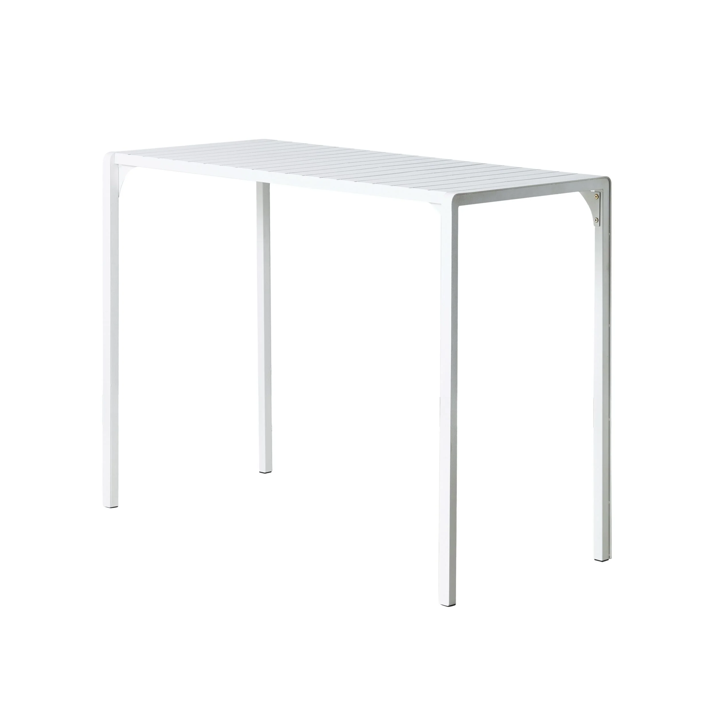 Kace Outdoor Bar Table White 140cm - Image 2