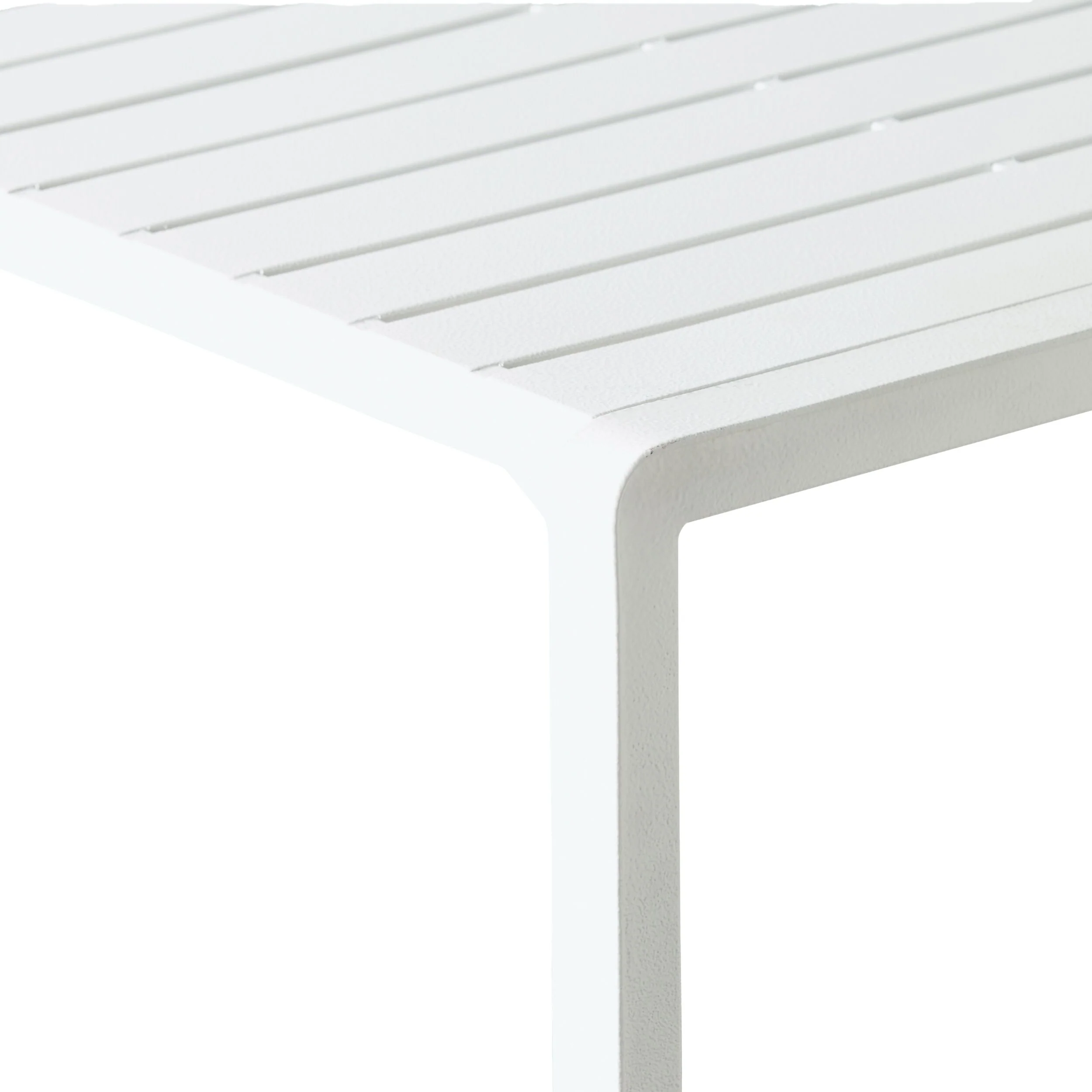 Kace Outdoor Bar Table White 140cm - Image 4