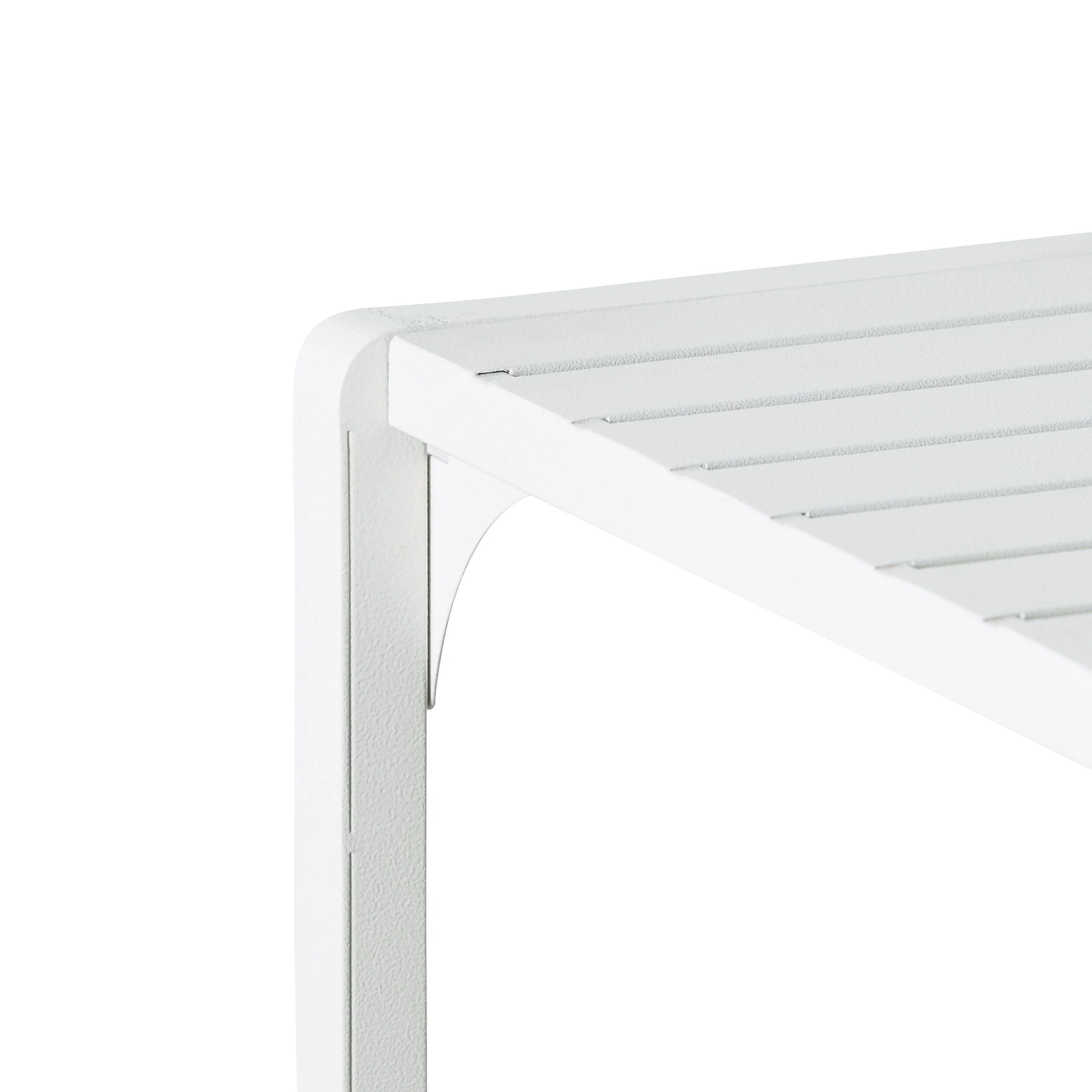 Kace Outdoor Bar Table White 140cm - Image 5