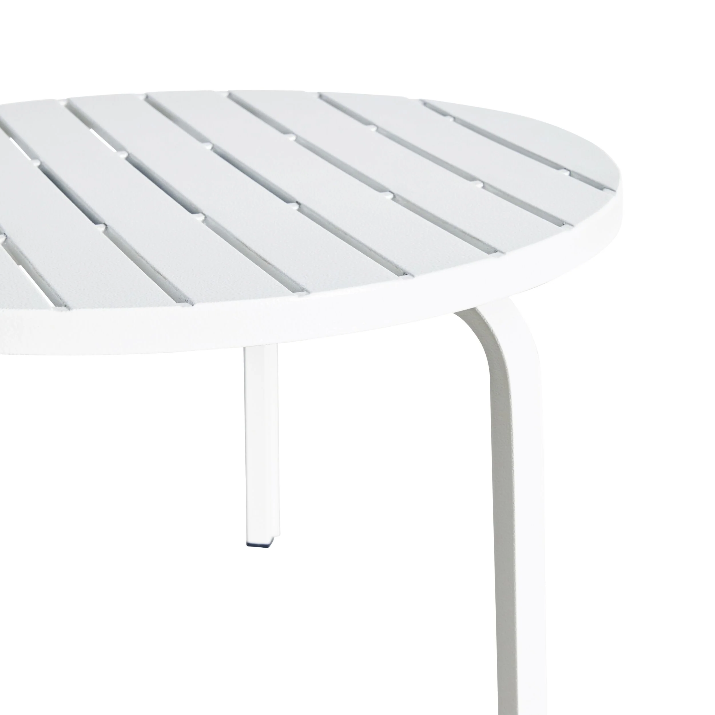 Kace Outdoor Coffee Table 65cm White - Image 3