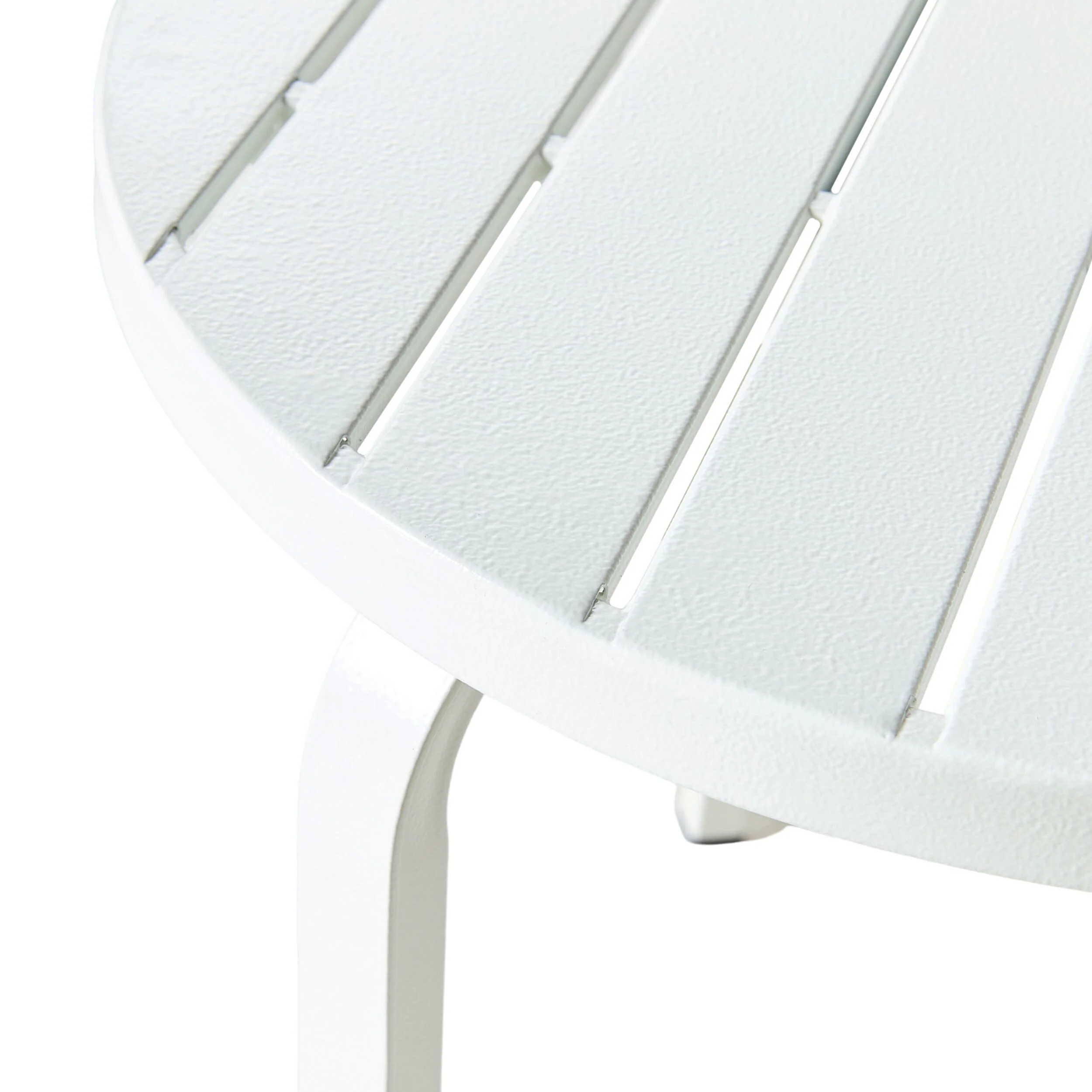 Kace Outdoor Side Table 50cm White - Image 2