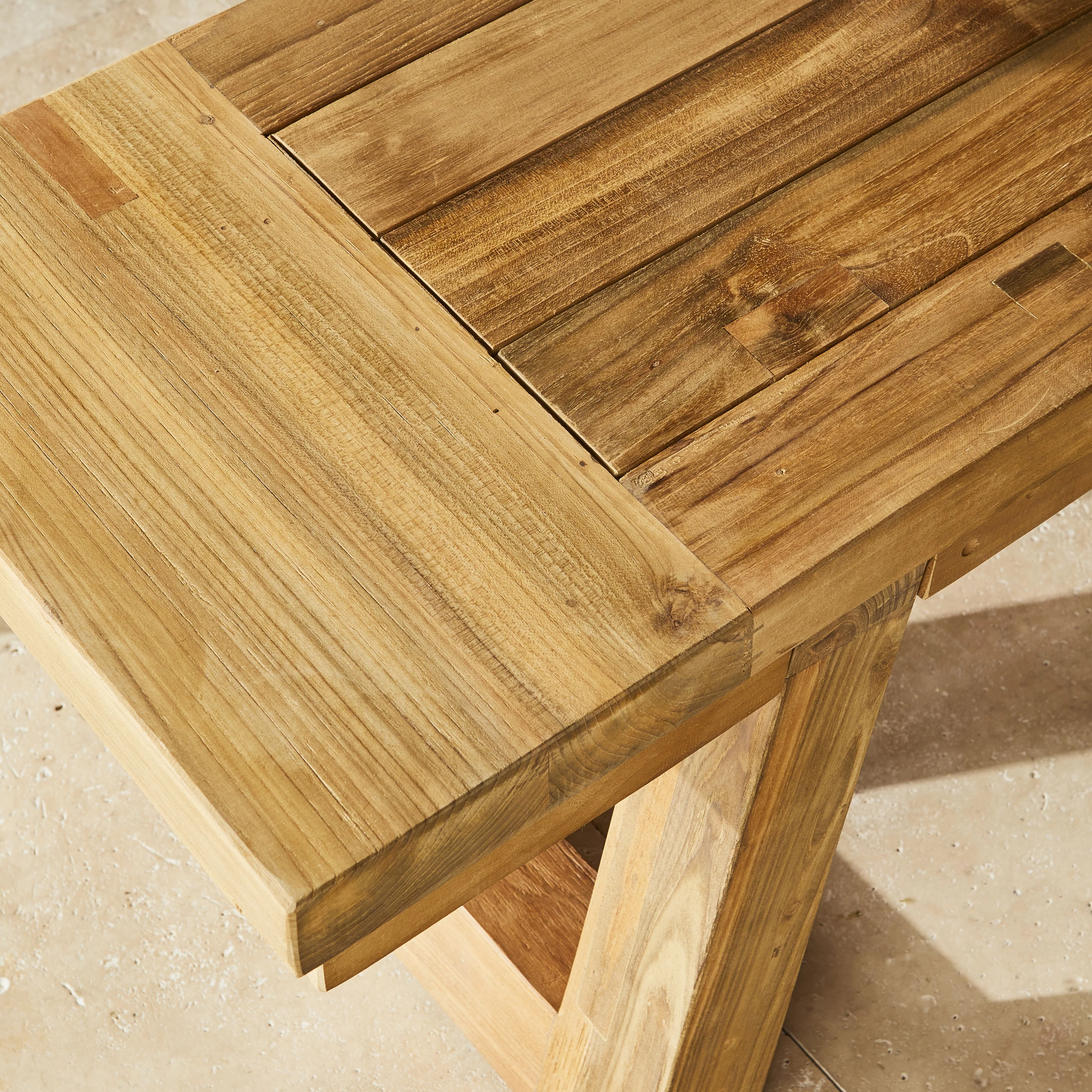 Kadara Reclaimed Teak Bench 220cm - Image 10