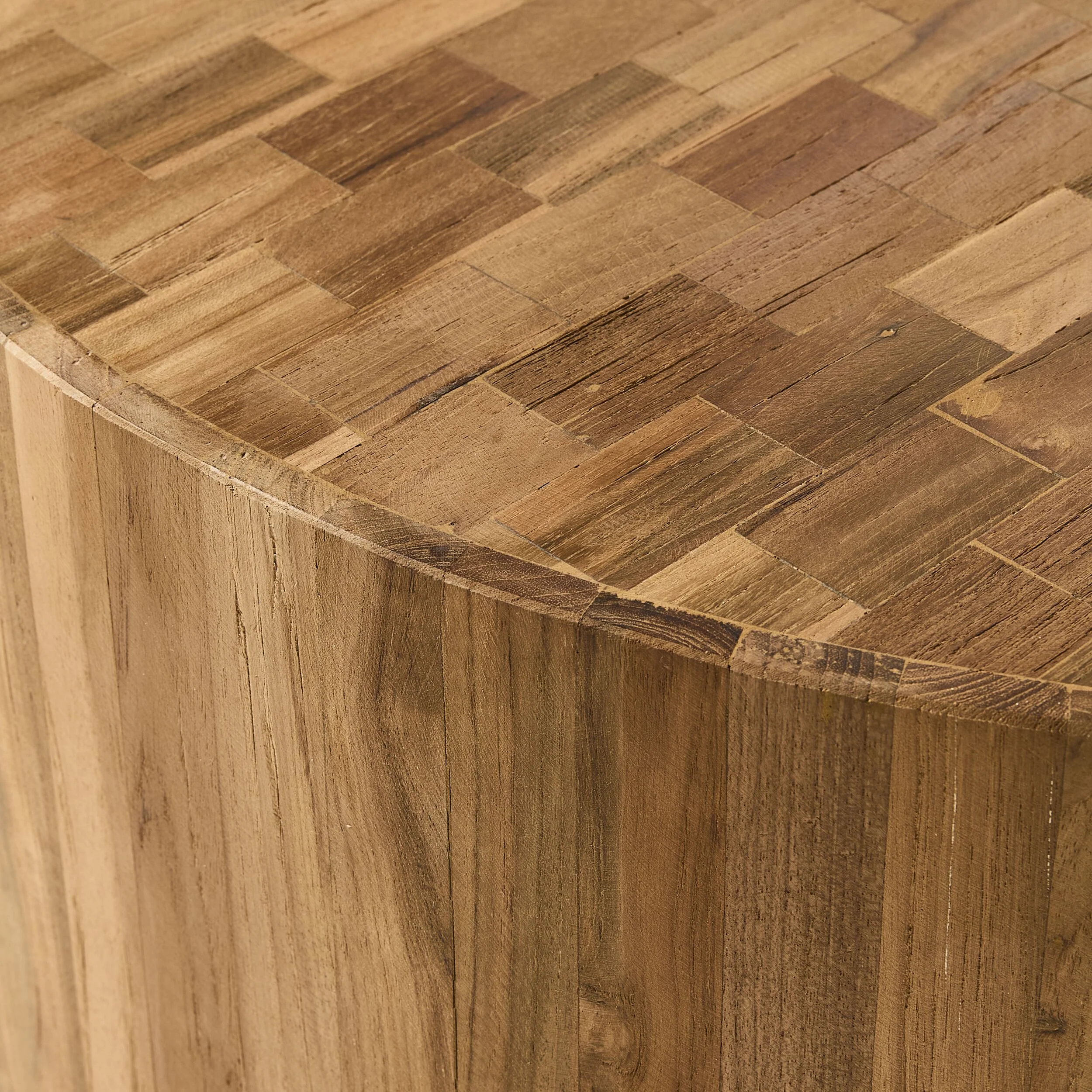 Kadara Reclaimed Teak Coffee Table 80cm - Image 3