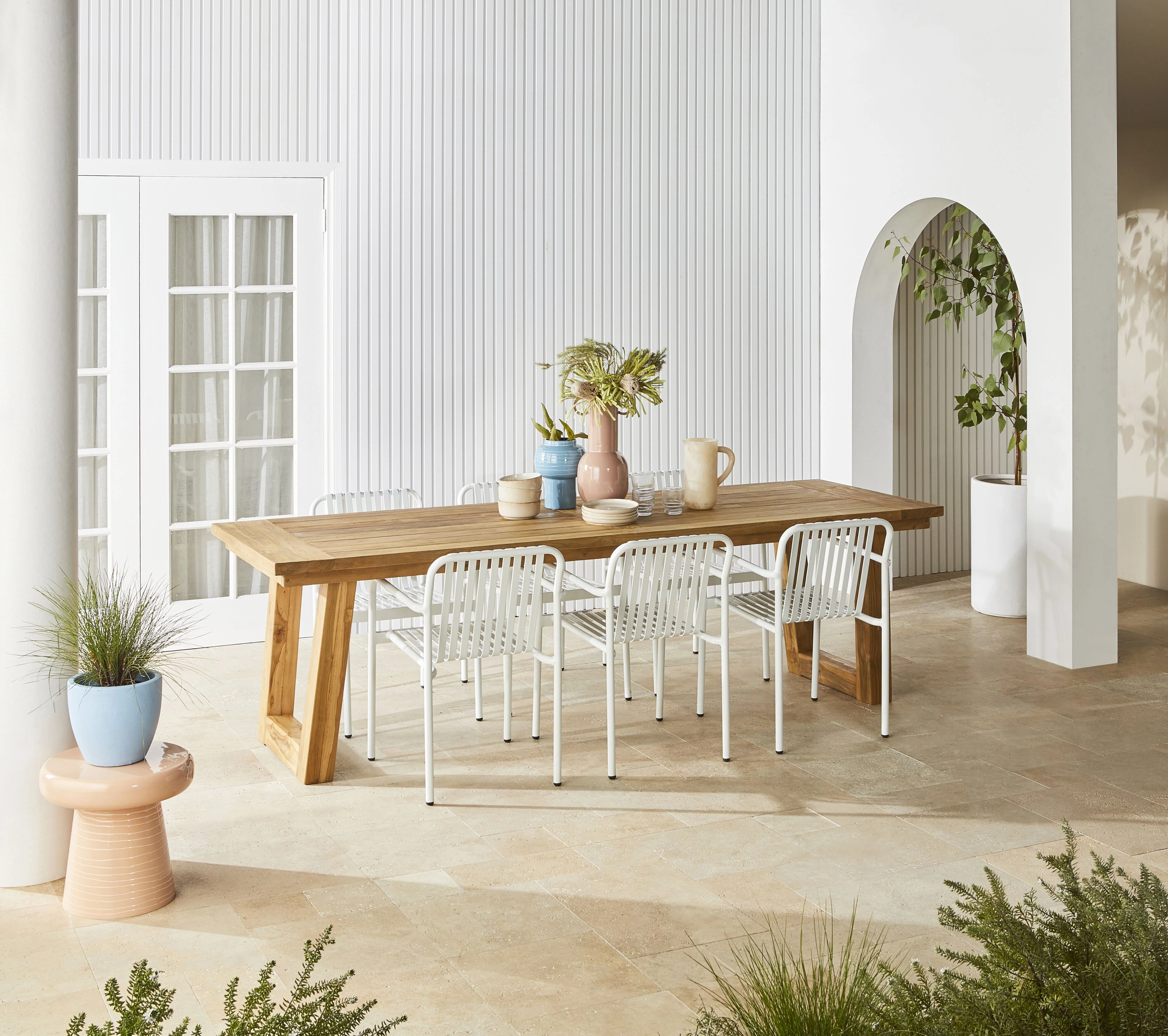 Kadara Reclaimed Teak Dining Table 260cm - Image 10