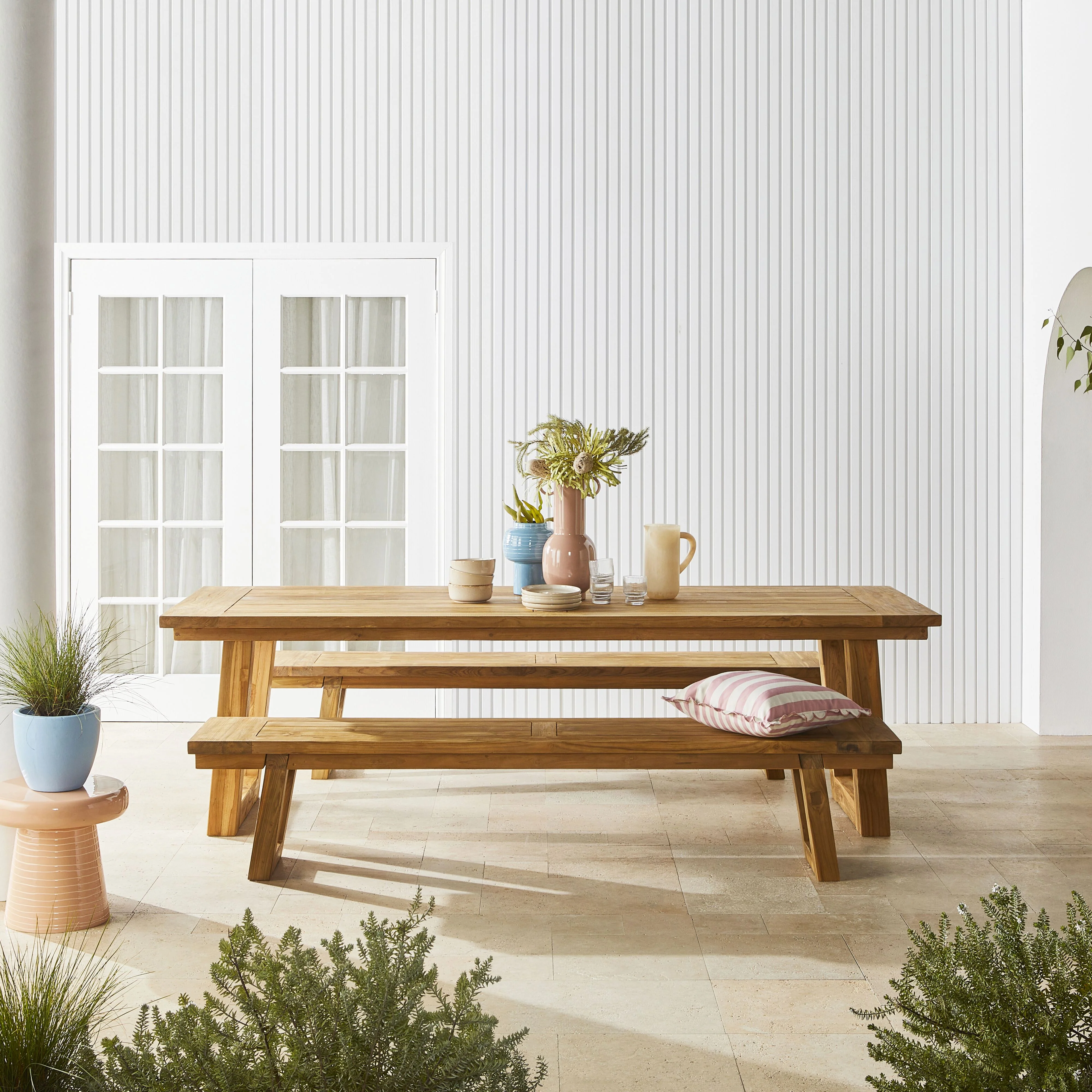 Kadara Reclaimed Teak Dining Table 260cm - Image 11
