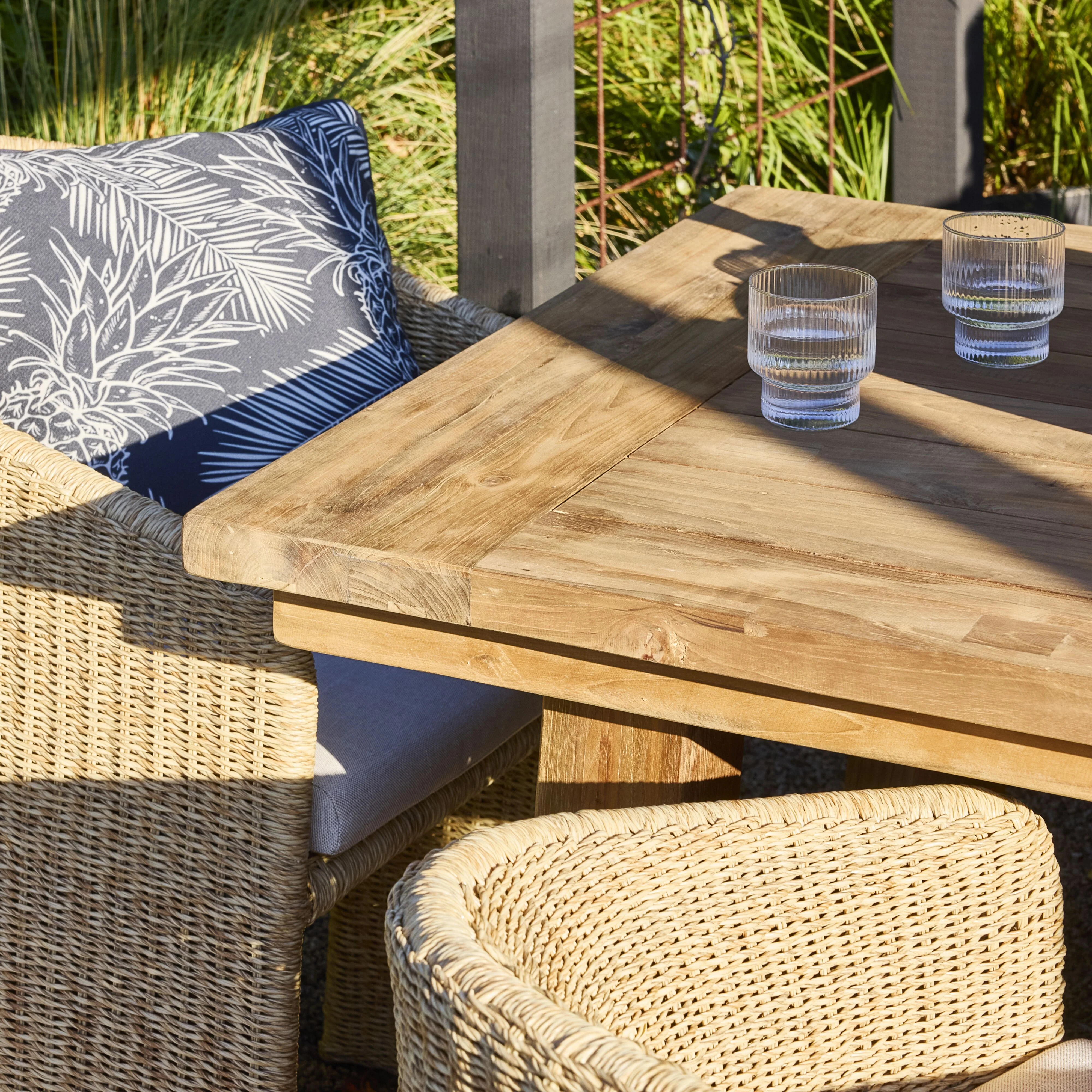 Kadara Reclaimed Teak Dining Table 320cm - Image 11