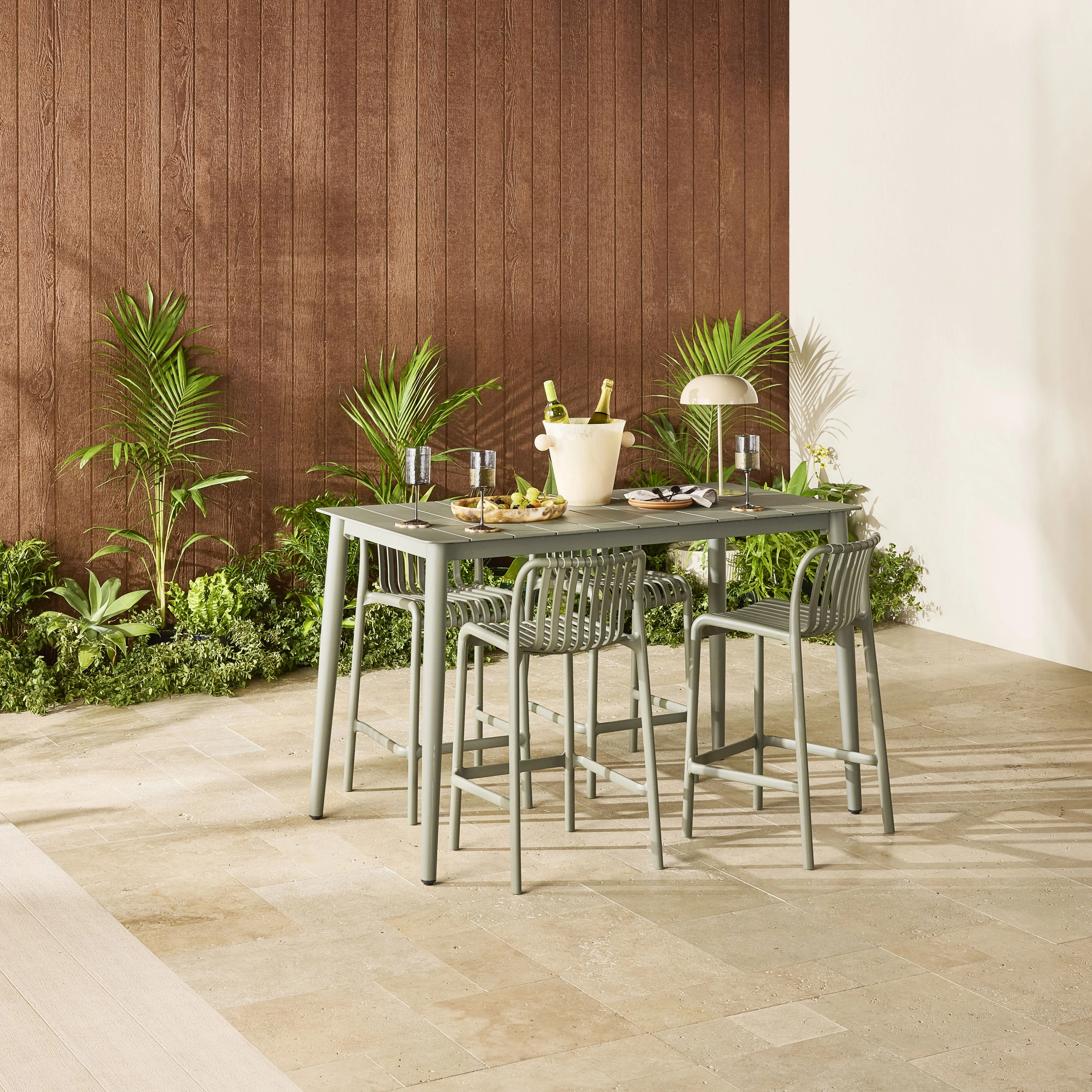 Kai Aluminium Outdoor Bar Table 150cm - Image 7