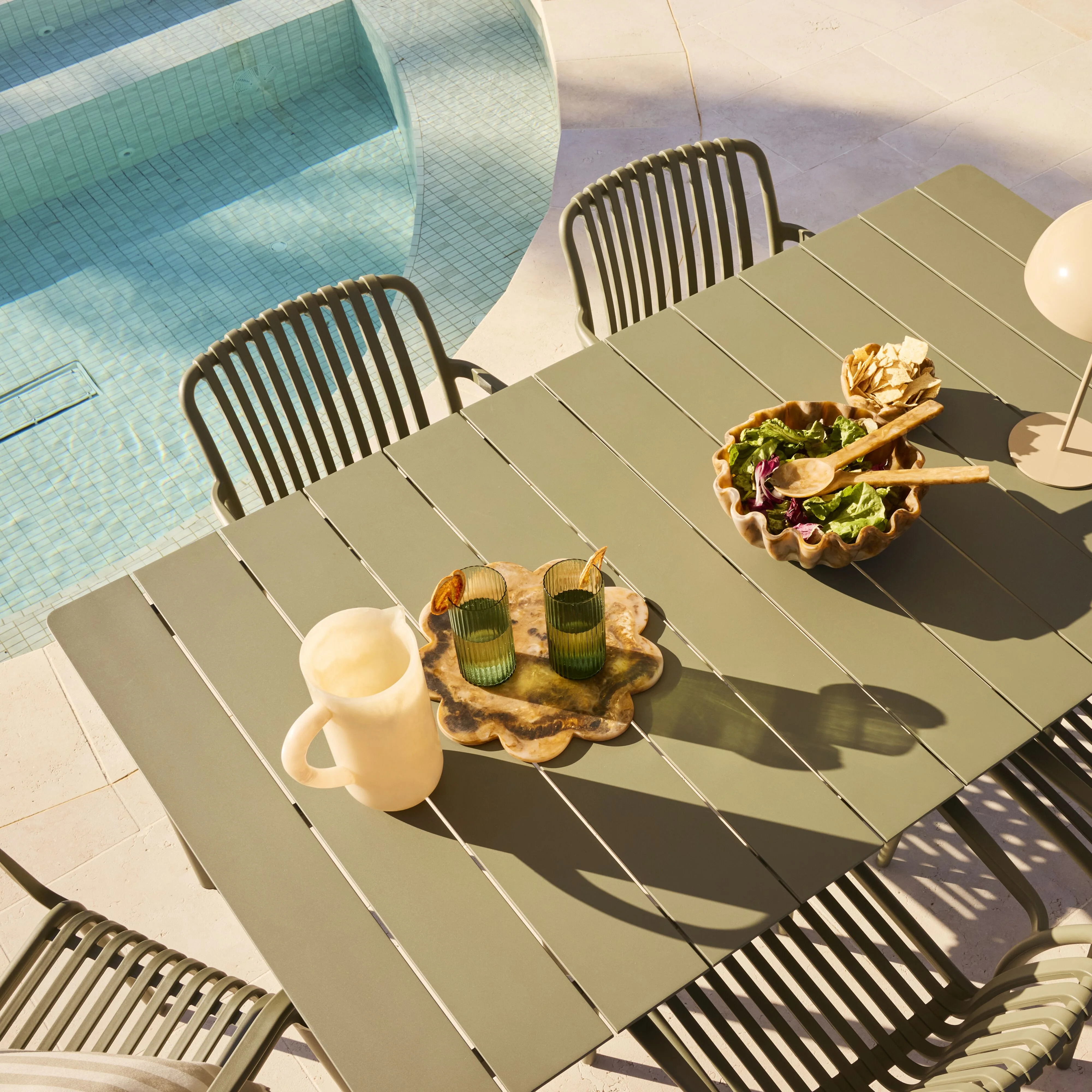 Kai Aluminium Outdoor Dining Table 180cm - Image 8