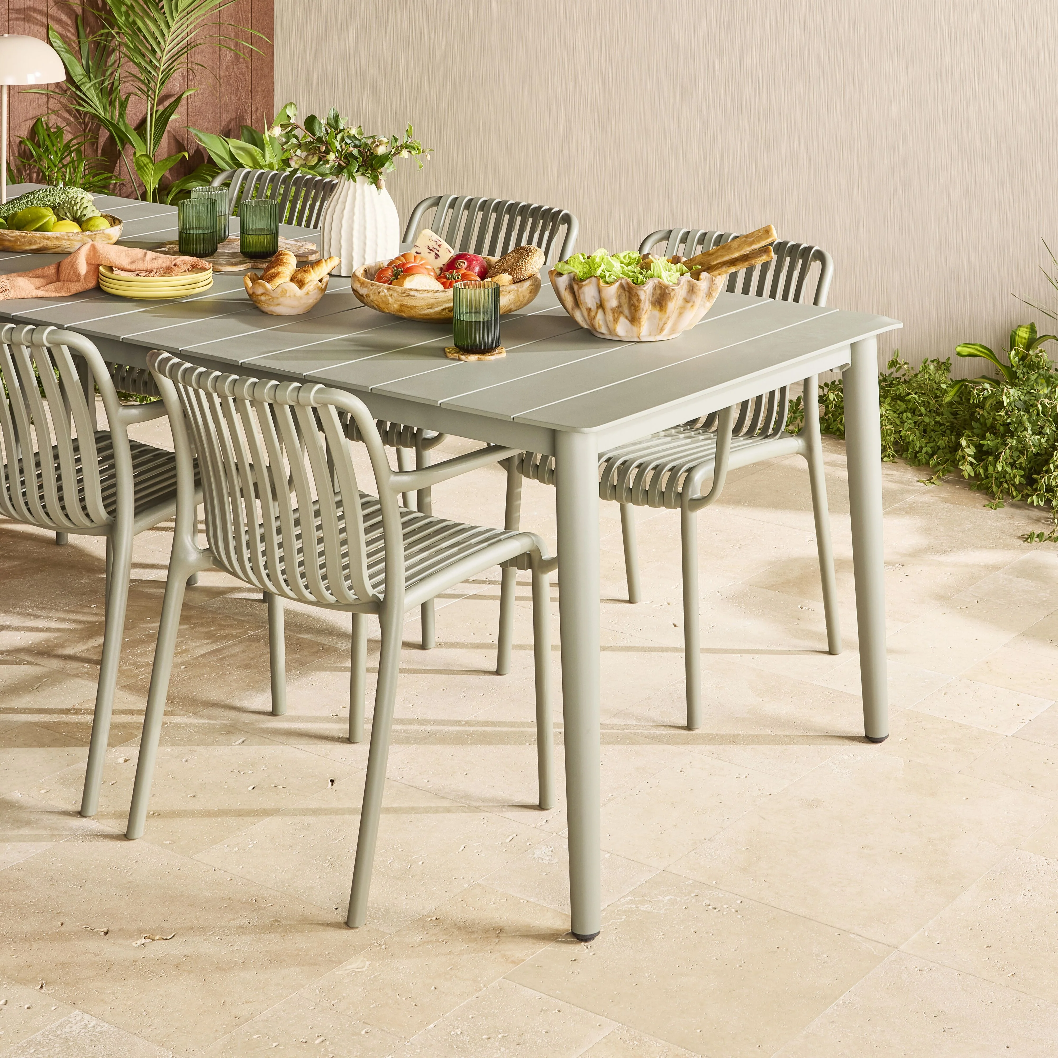 Kai Aluminium Outdoor Dining Table 235cm - Image 8
