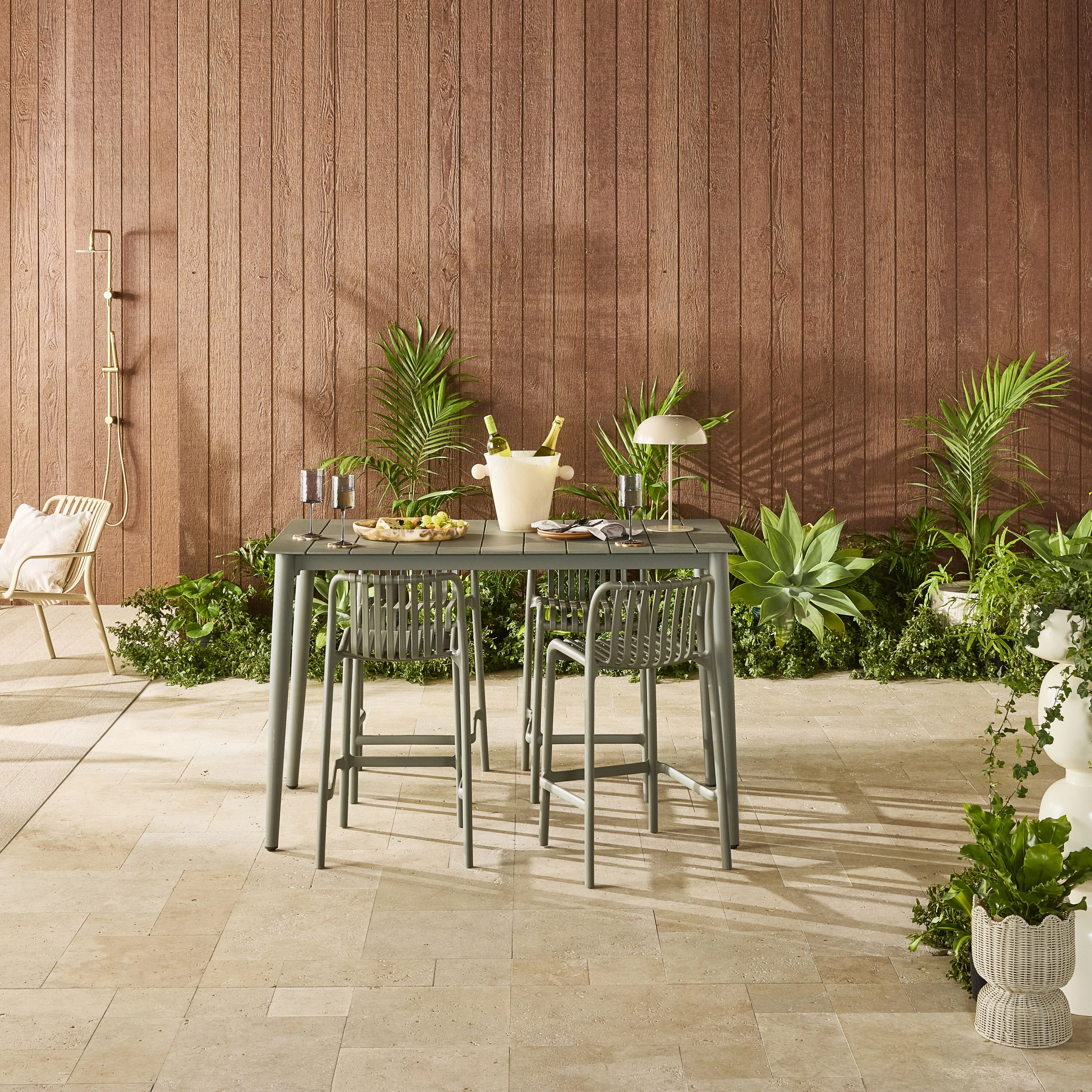 Kai Bar Table with 4 Kai Bar Stools Package - Image 4