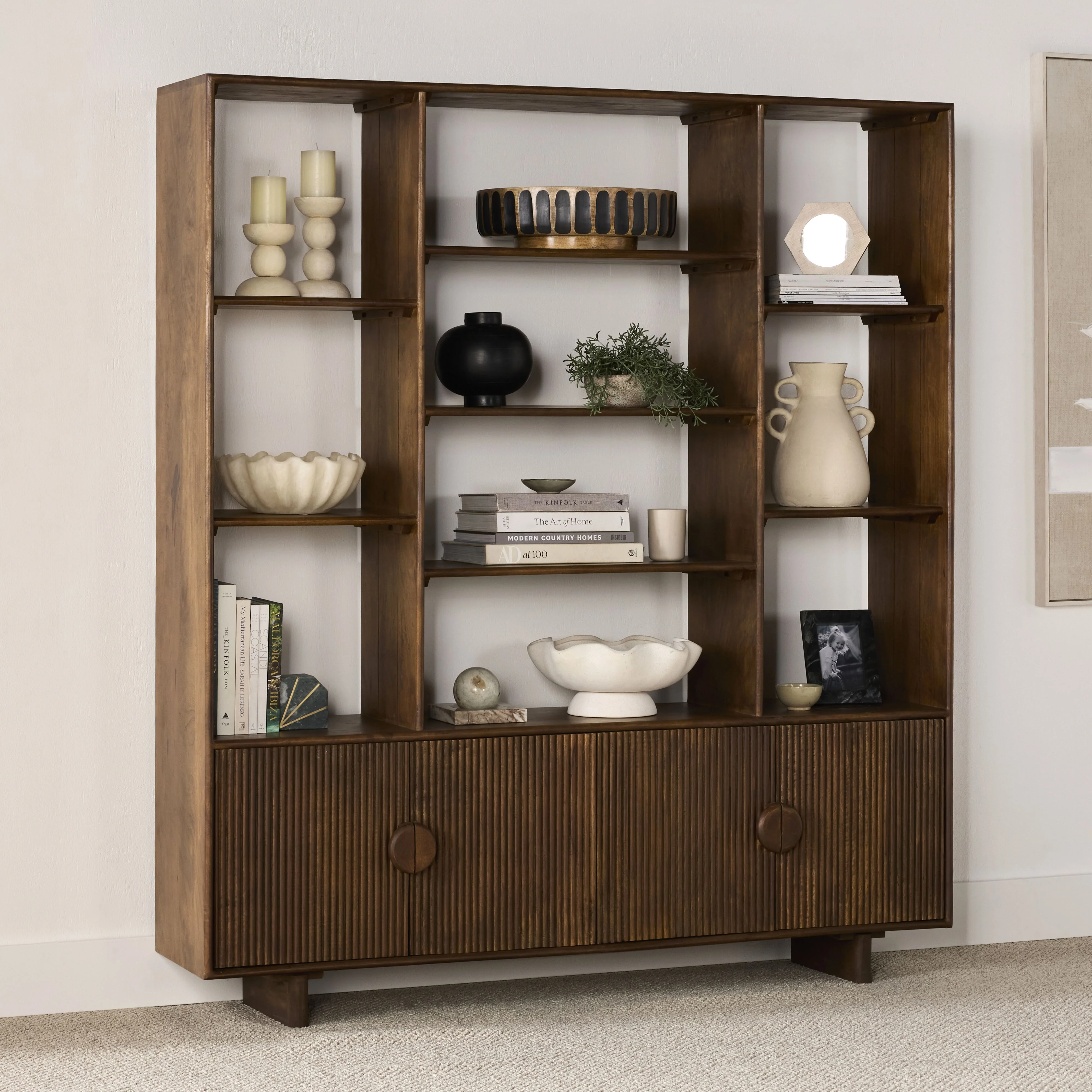 Kaia Library Shelving Unit W160 x H180cm - Image 11