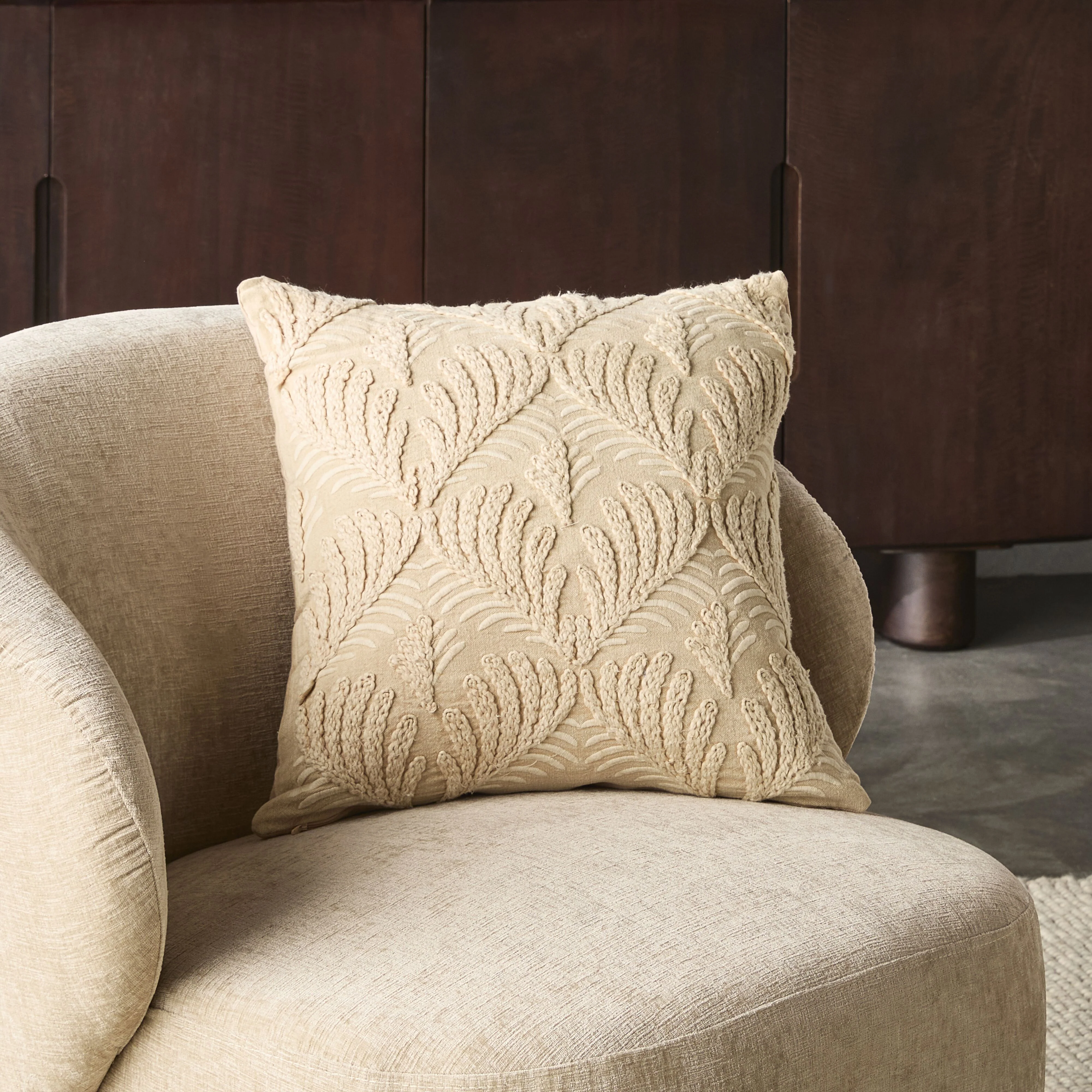 Kalindi Embroidered Cushion 50x50cm - Image 4