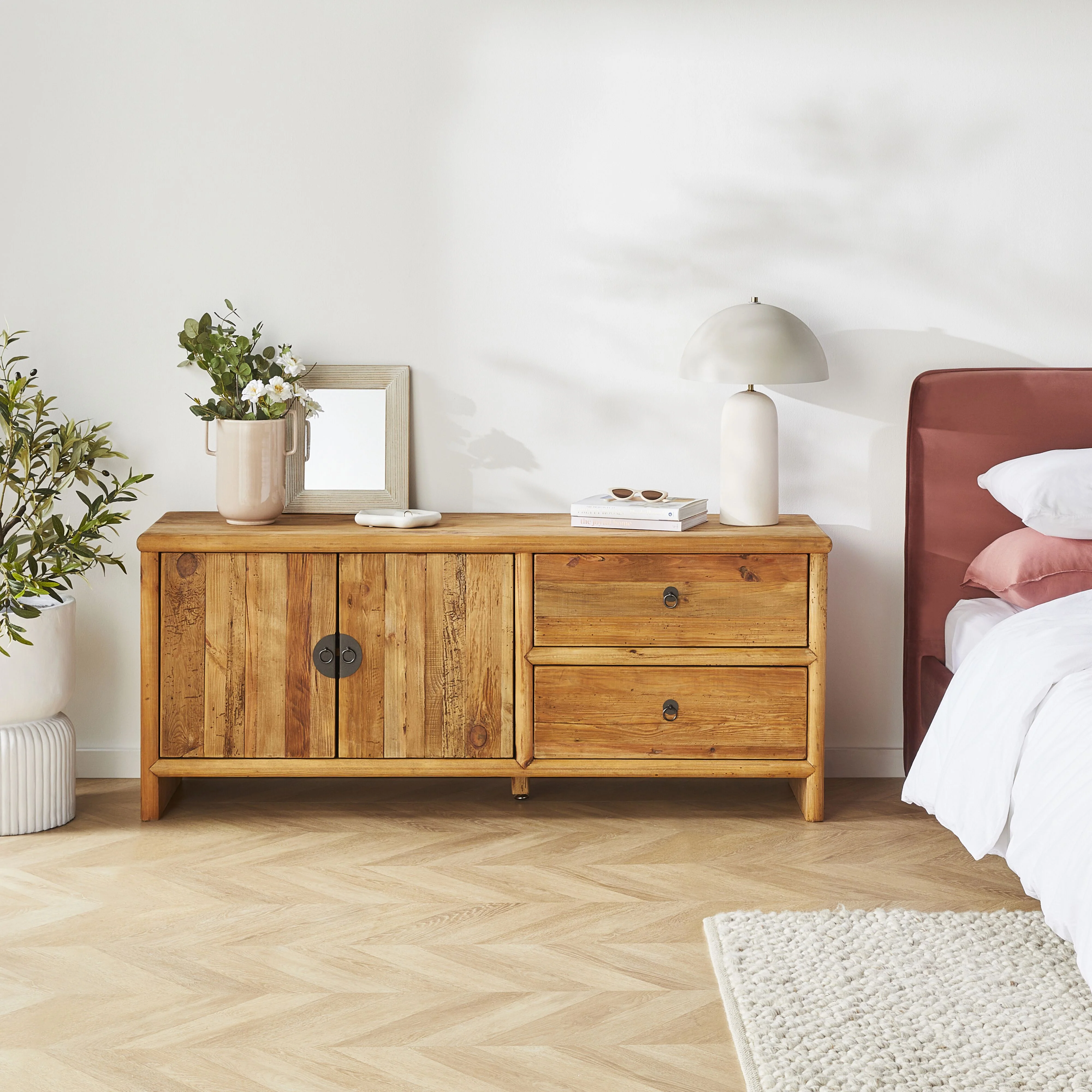 Kalise Reclaimed Timber Medium Sideboard - Image 7