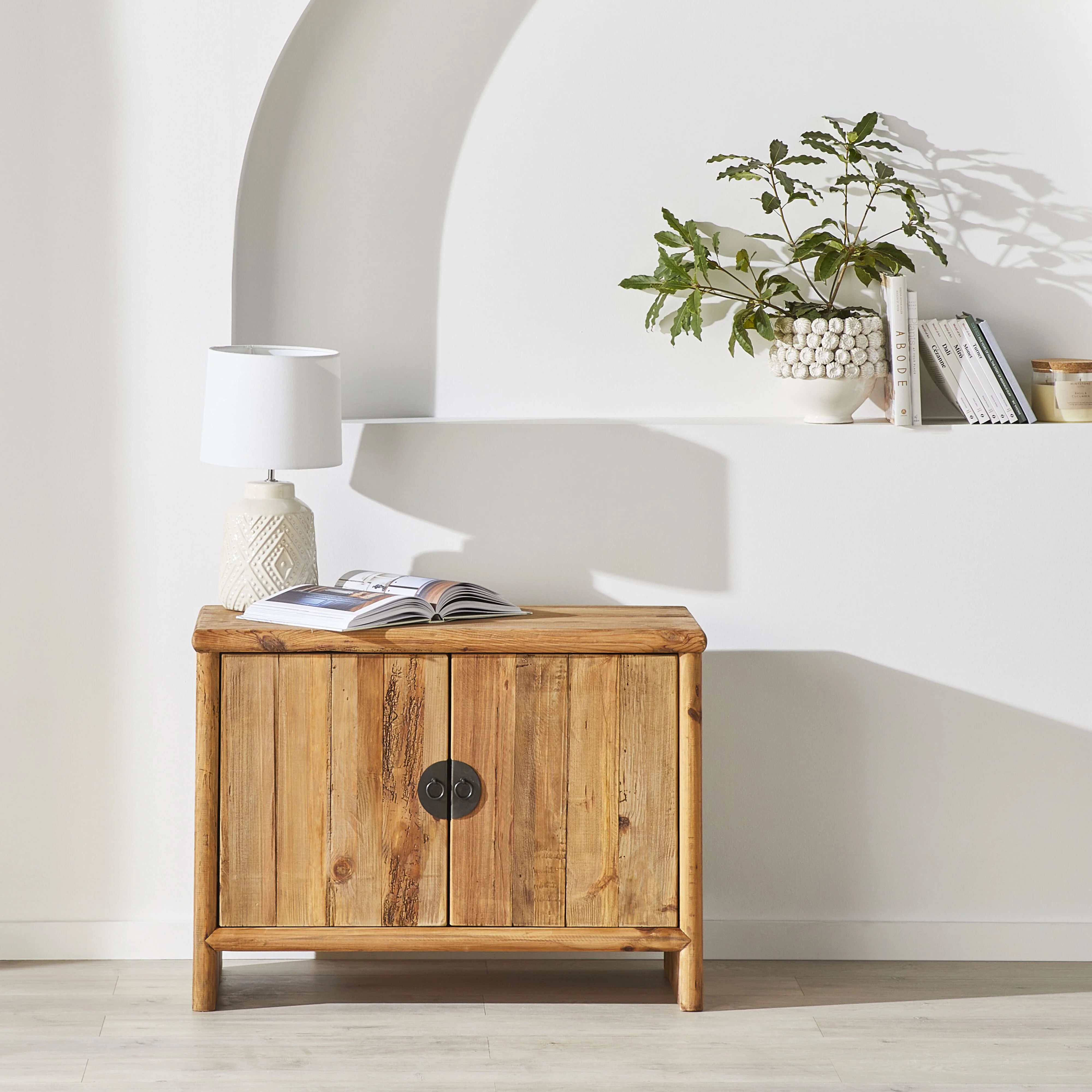 Kalise Reclaimed Timber Small Sideboard - Image 8