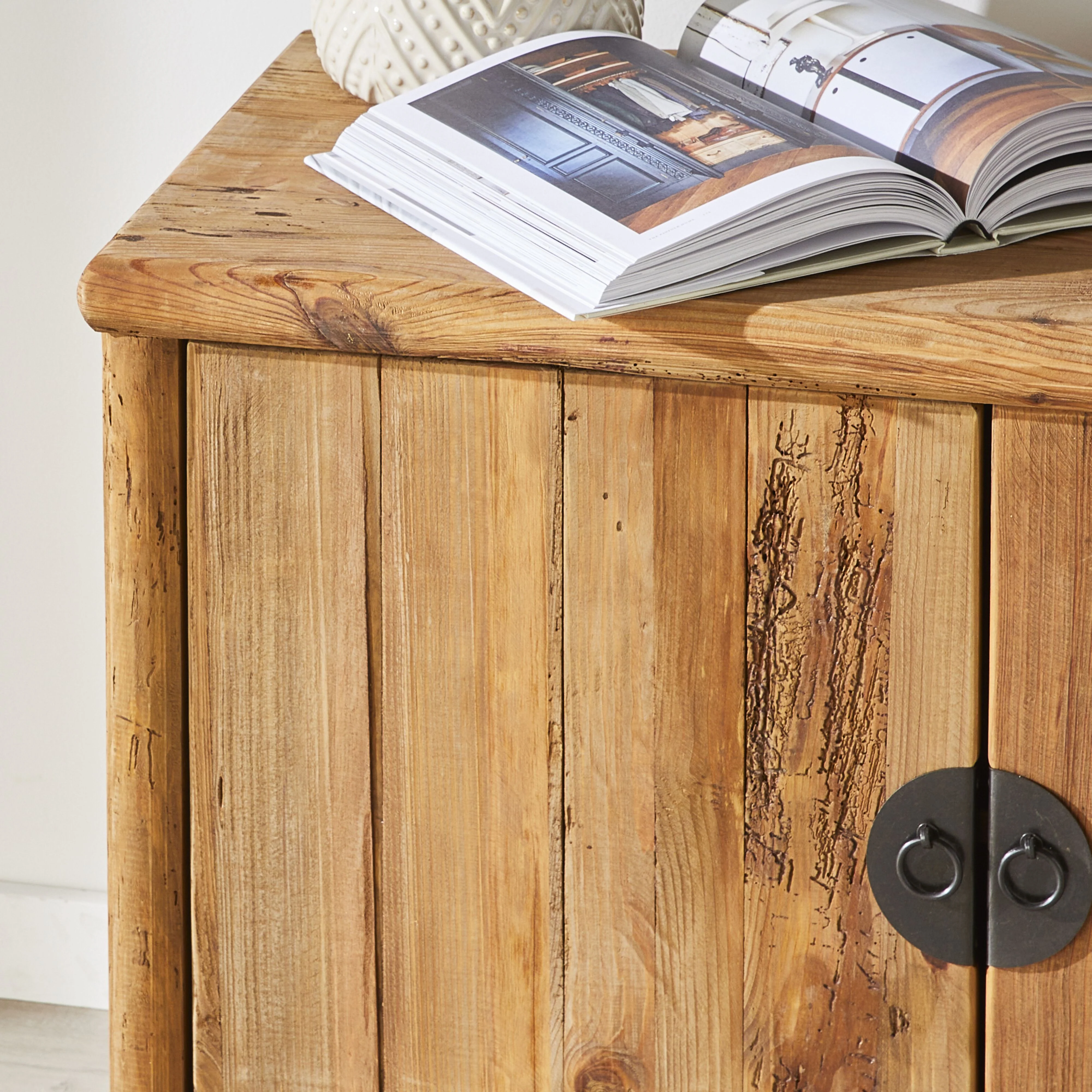 Kalise Reclaimed Timber Small Sideboard - Image 9