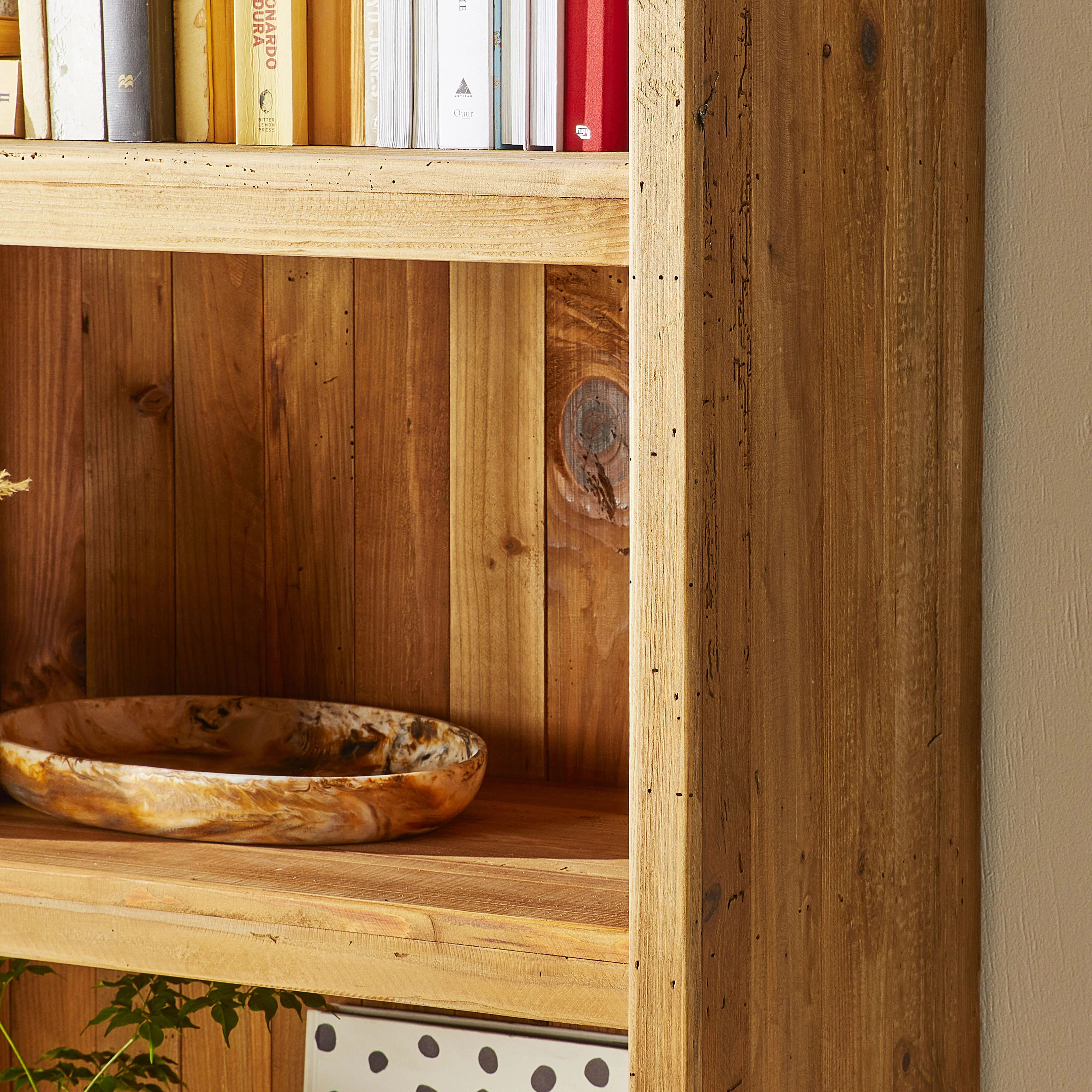 Kalise Reclaimed Timber Bookcase 240 x 90cm - Image 11